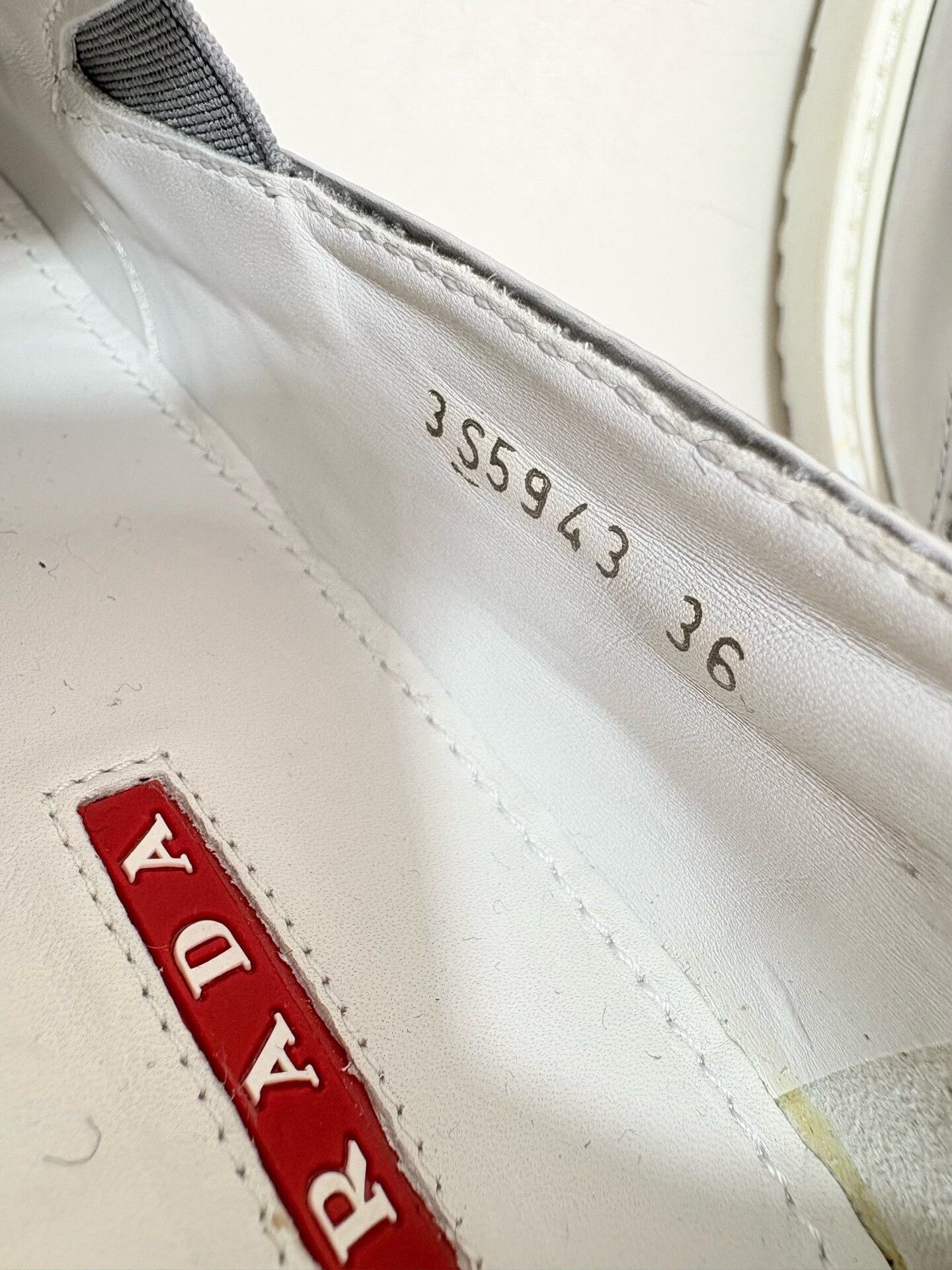 Prada Prada Silver Brogue Slip On Shoes Size 36 Size US 6 / IT 36 - 8 Thumbnail