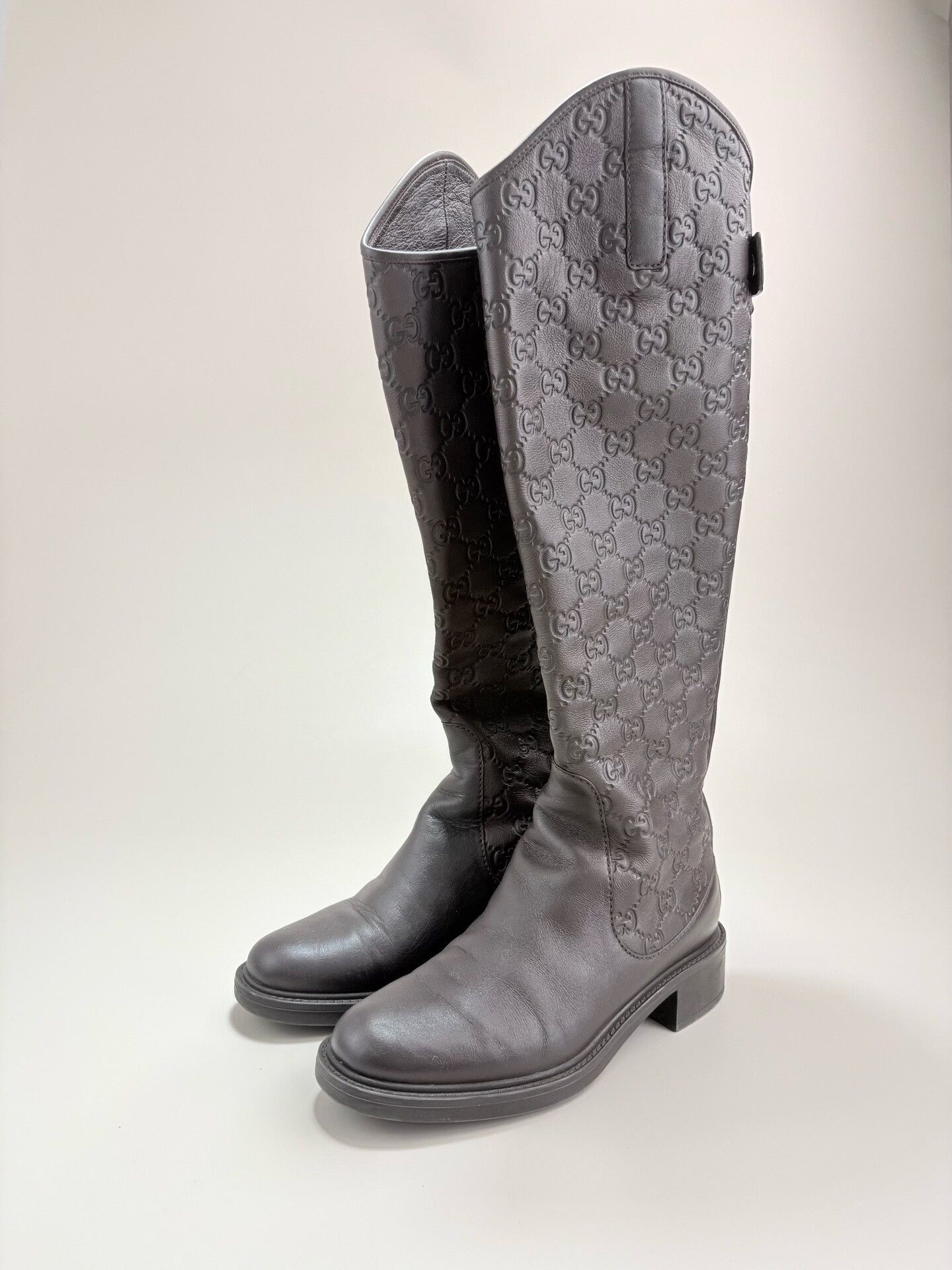 Gucci Gucci Guccissima Leather Tall Boots 35.5 Size US 5.5 / IT 35.5 - 2 Thumbnail