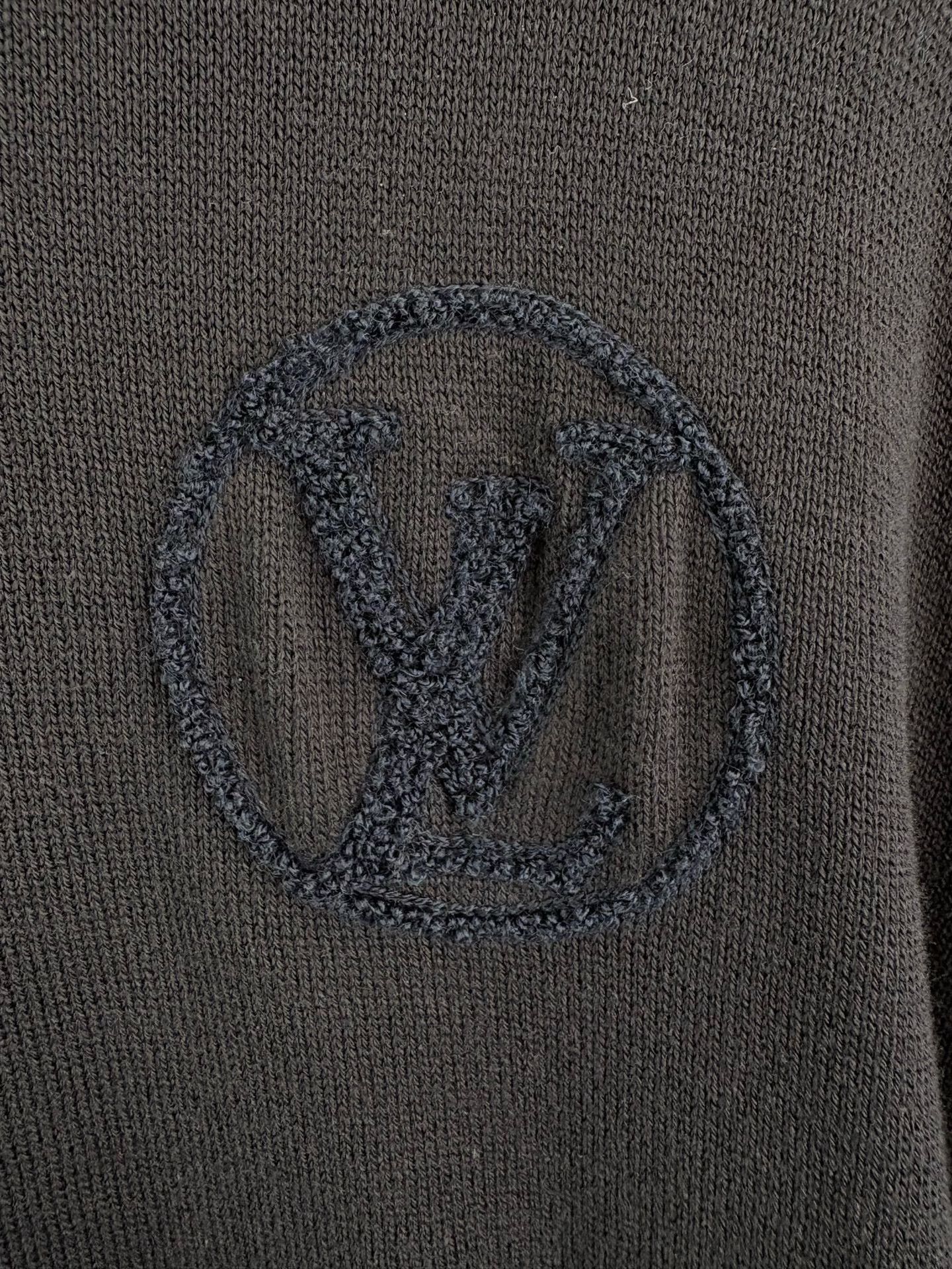 Louis Vuitton Louis Vuitton Flocked Logo Knit Hoodie XXL Size US XXL / EU 58 / 5 - 4 Thumbnail