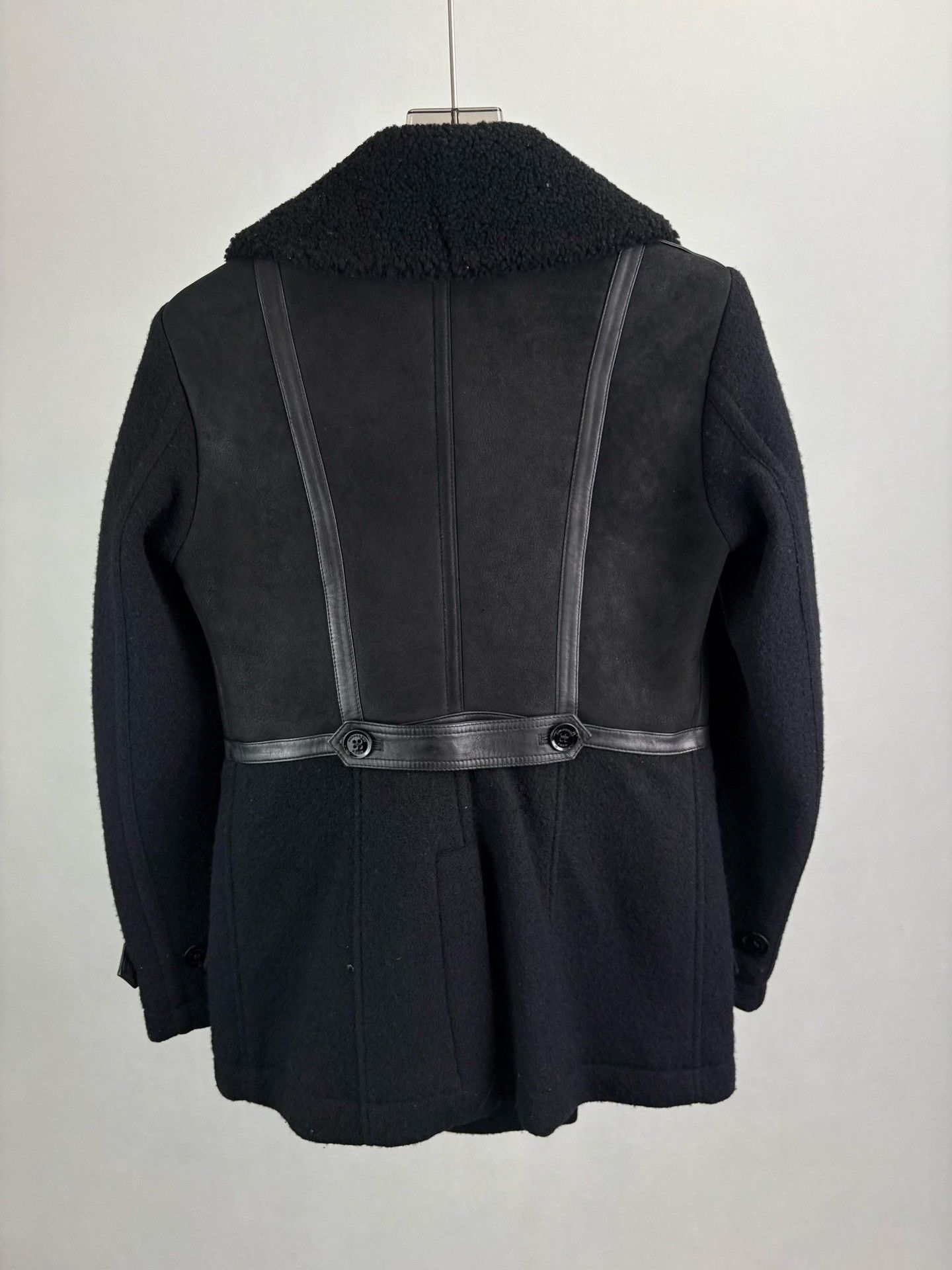Burberry Burberry Brit Shearling Wool Jacket UK 8 Size S / US 4 / IT 40 - 3 Thumbnail