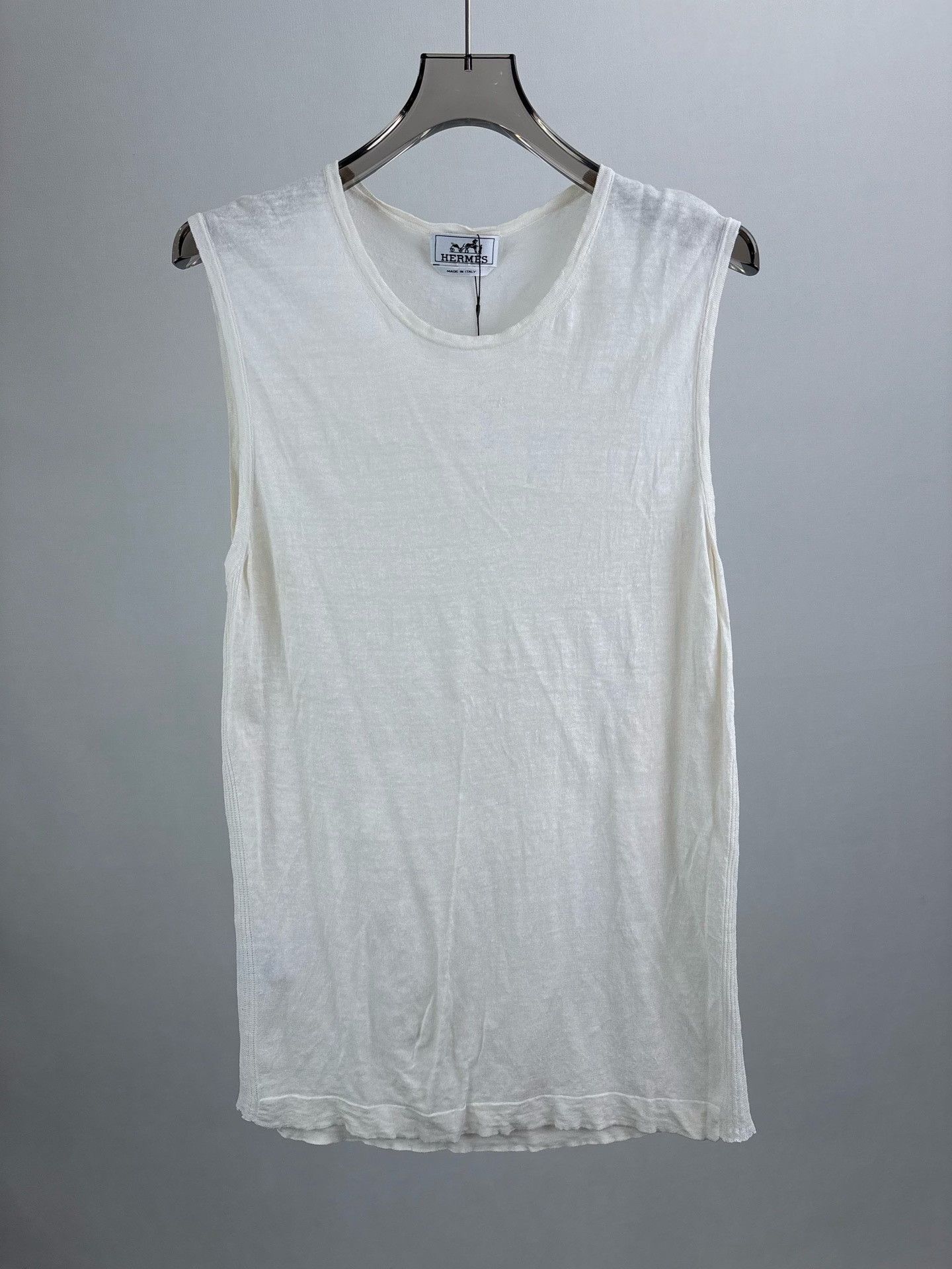 Hermes Hermes Linen Silk Tank Top XL Size XL / US 12-14 / IT 48-50 - 2 Thumbnail