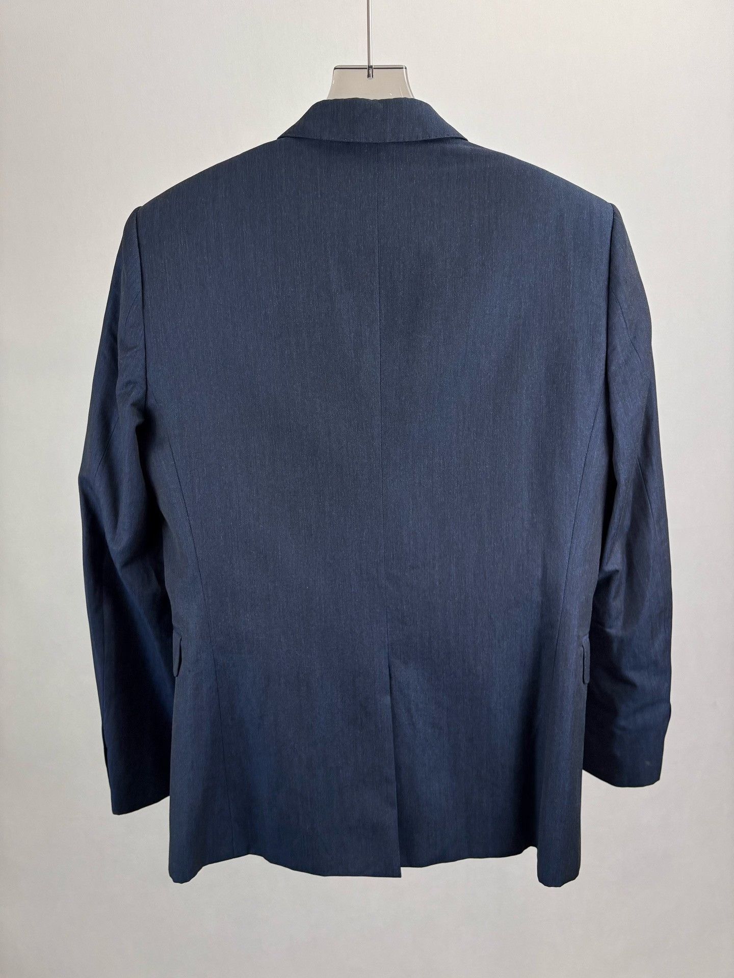 Burberry Burberry Navy Virgin Wool Blazer 40R Size 40R - 3 Thumbnail