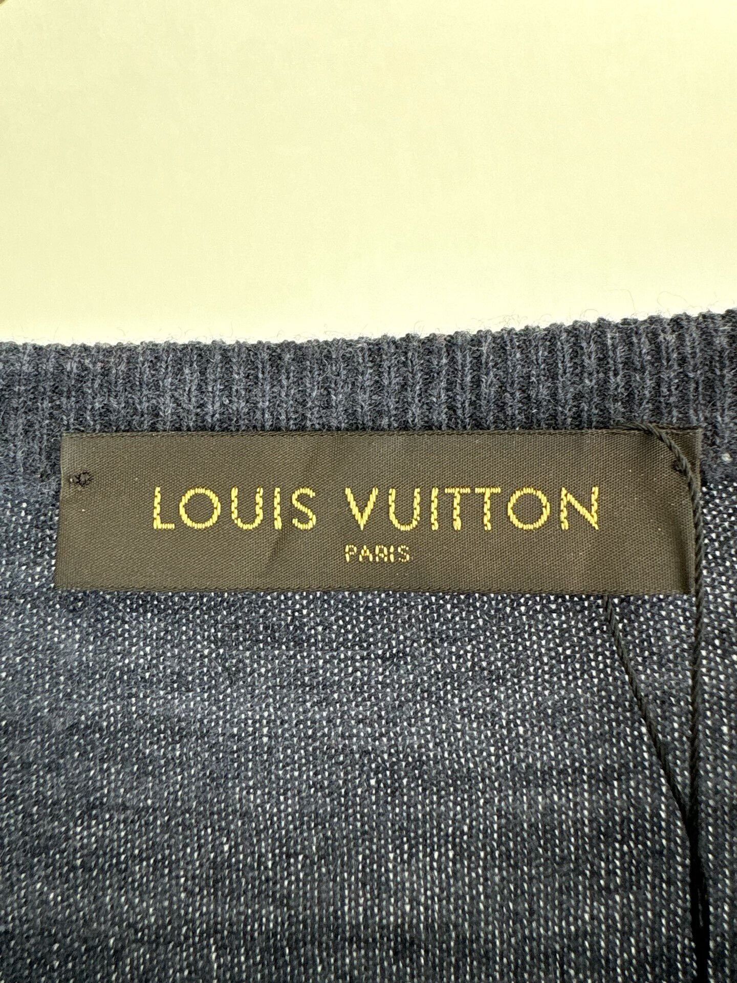 Louis Vuitton Louis Vuitton Navy Wool Knit Sweater XXL Size US XXL / EU 58 / 5 - 5 Thumbnail