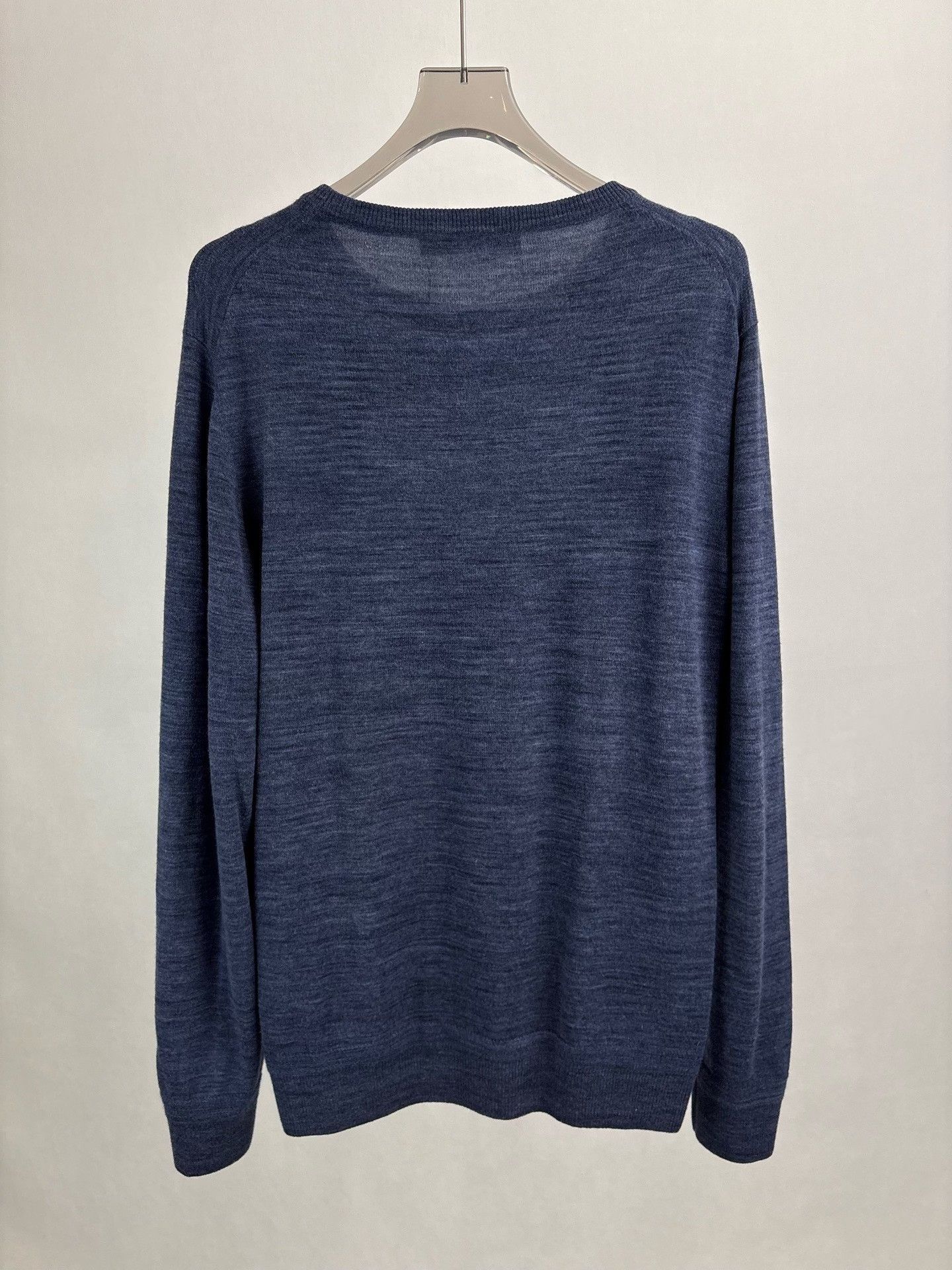 Louis Vuitton Louis Vuitton Navy Wool Knit Sweater XXL Size US XXL / EU 58 / 5 - 3 Thumbnail