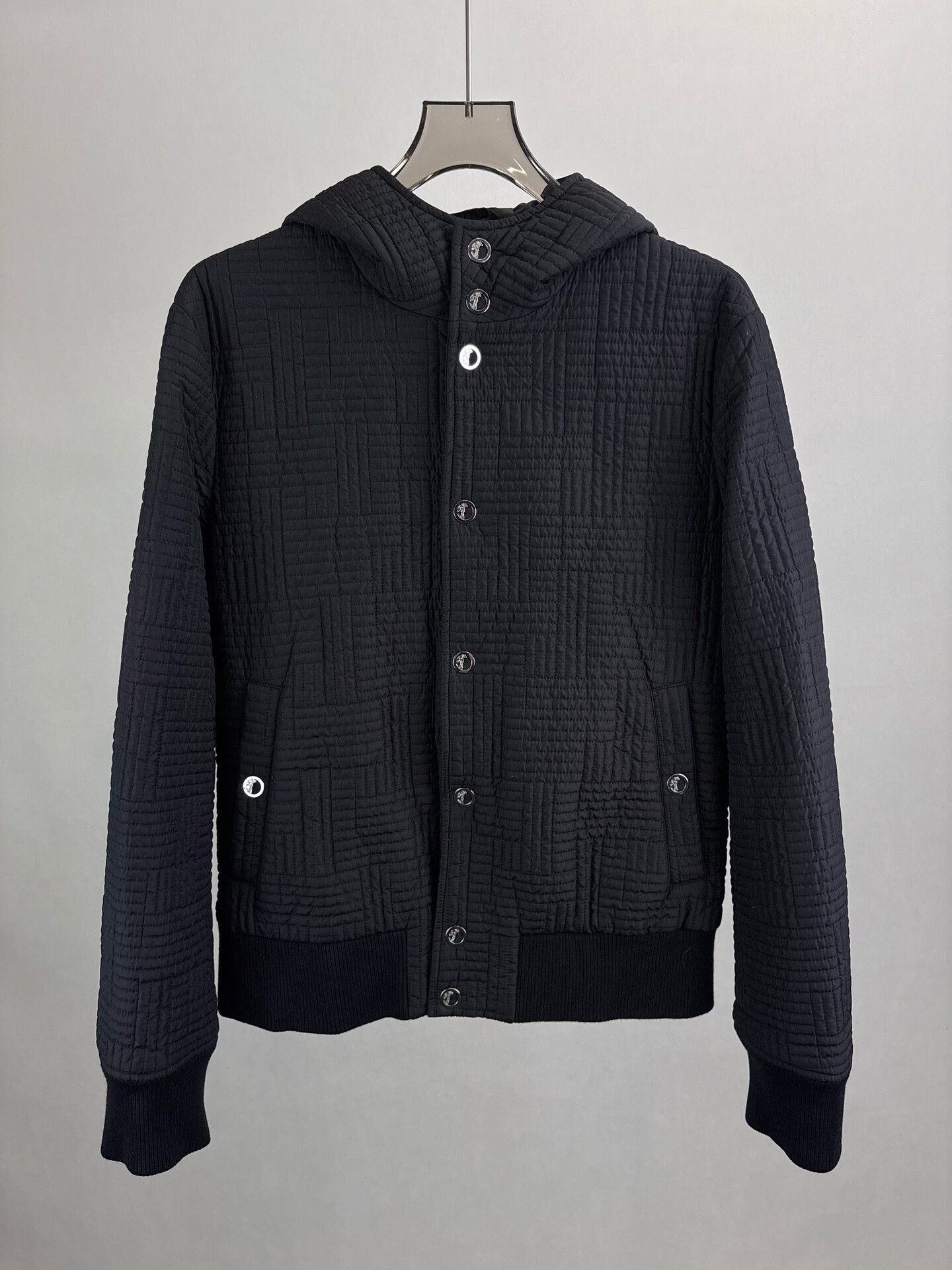 Versace Versace Collection Quilted Hooded Jacket 52 Size US L / EU 52-54 / 3 - 2 Thumbnail