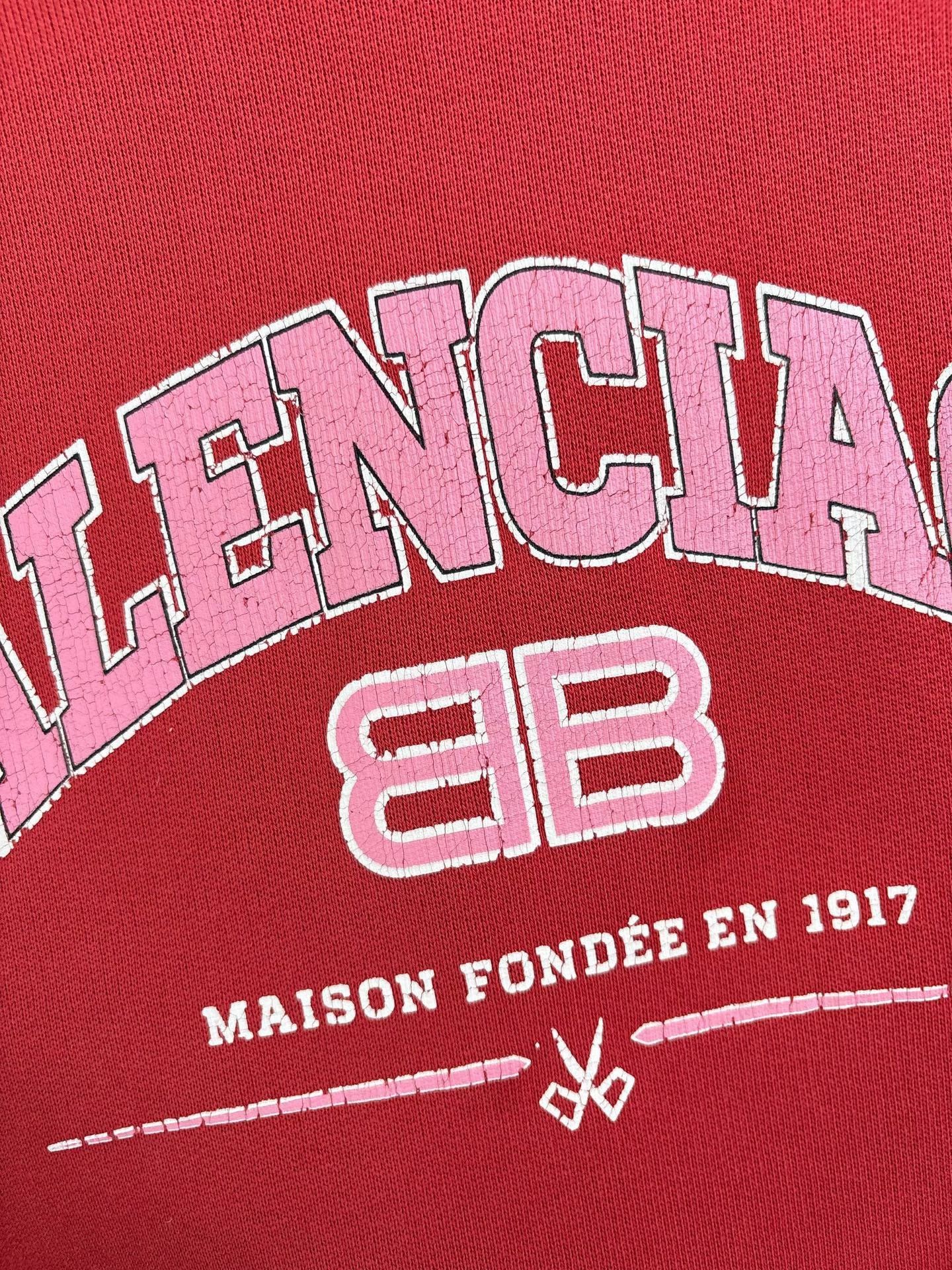 Balenciaga Balenciaga Distressed Scissors Logo Hoodie L Size US L / EU 52-54 / 3 - 4 Thumbnail