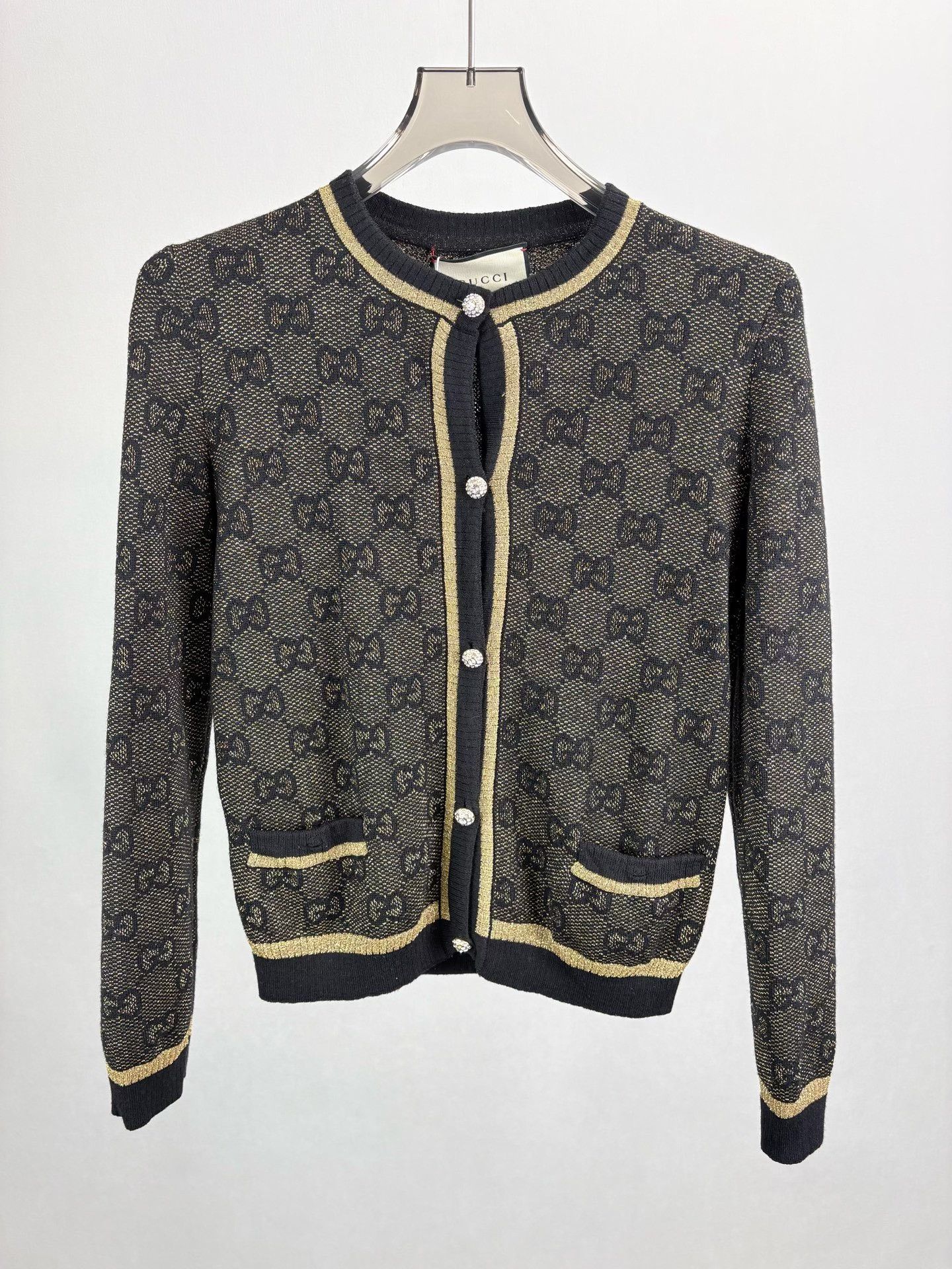 Gucci Gucci Lurex GG Logo Cardigan S Size S / US 4 / IT 40 - 2 Thumbnail