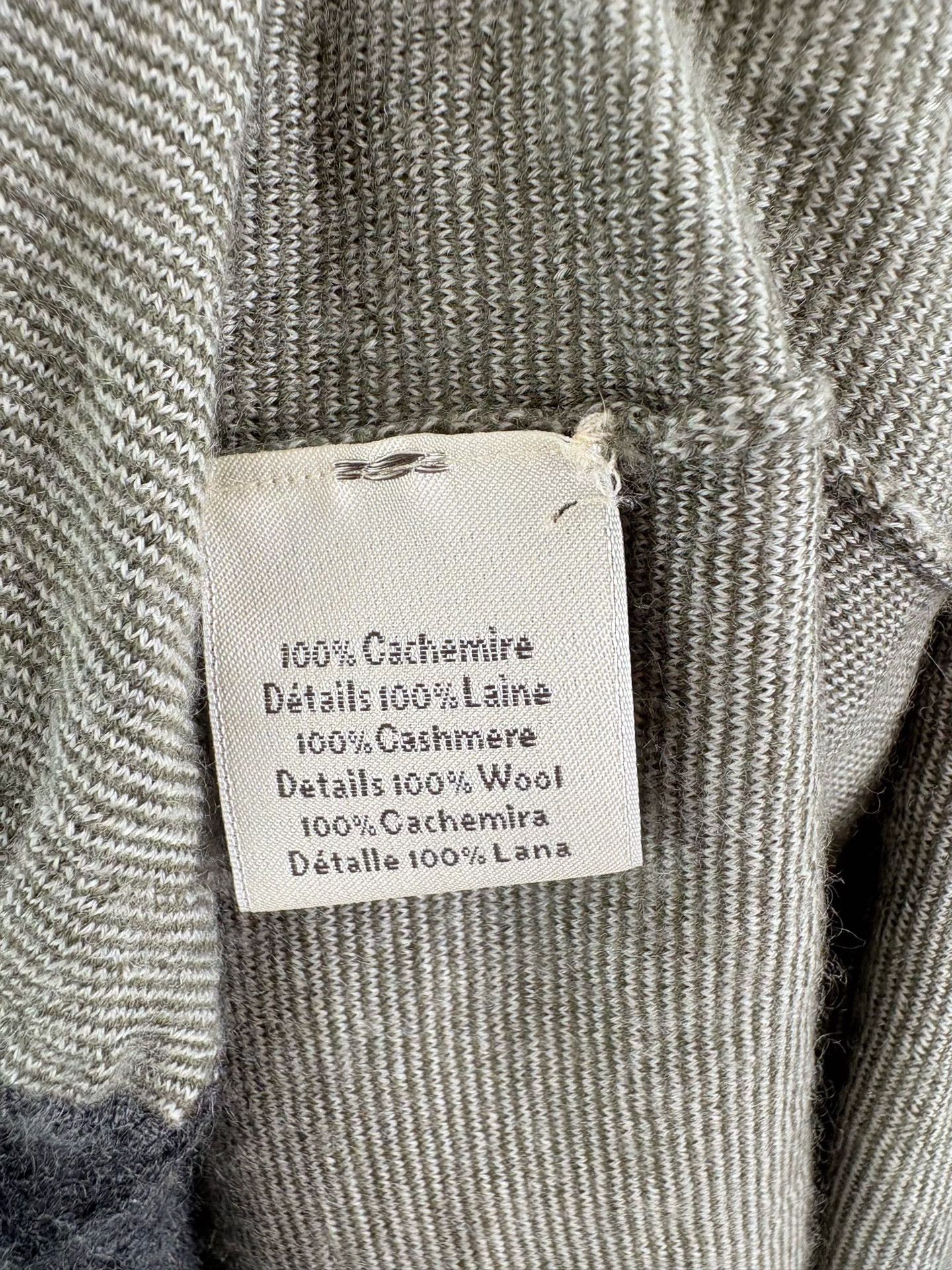 Hermes Hermes Argyle Cashmere V-Neck Sweater XXL Size US XXL / EU 58 / 5 - 5 Thumbnail