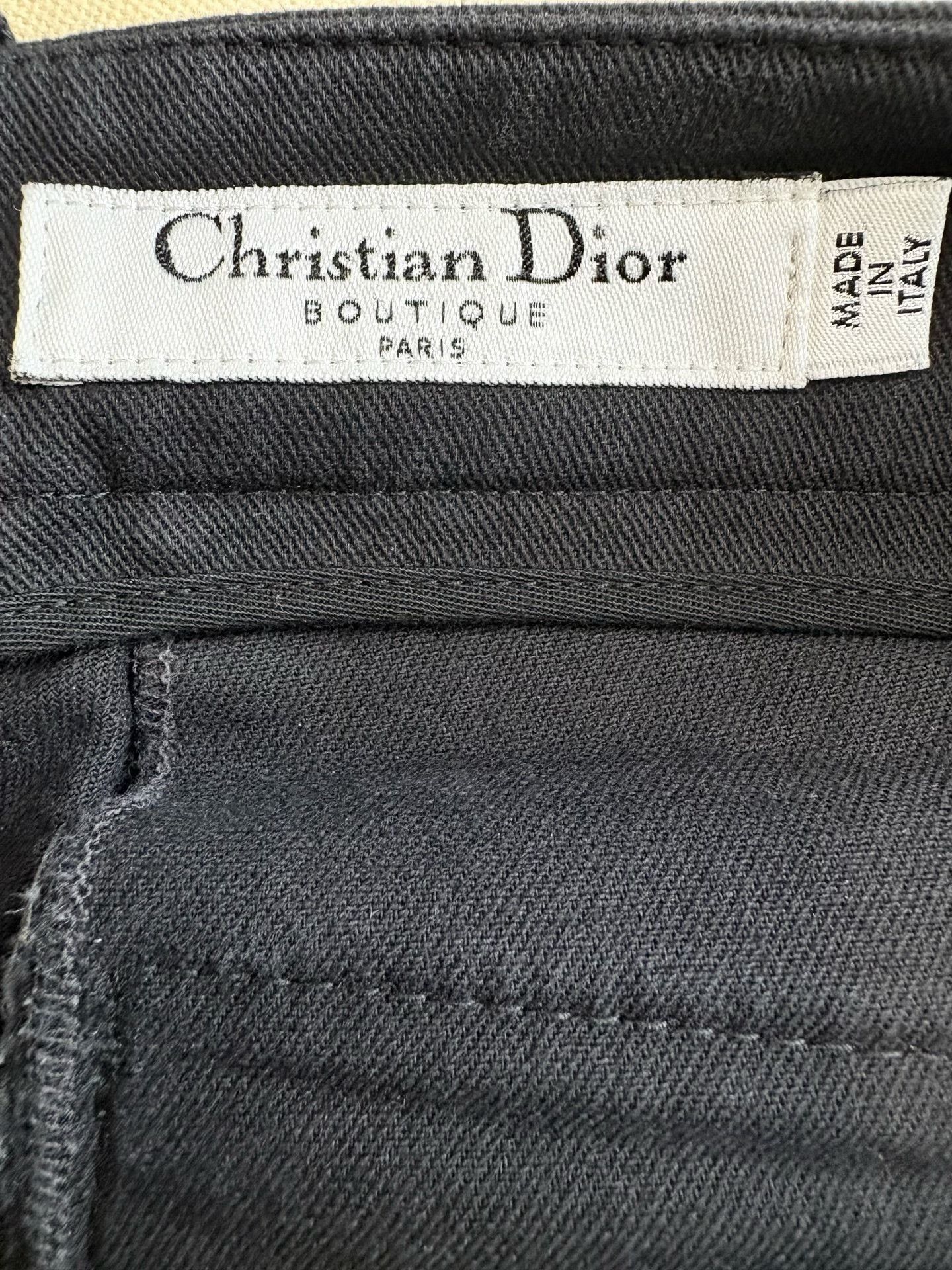 Dior Dior Side Stripe Straight Leg Pants FR 38 Size 27" / US 4 / IT 40 - 4 Thumbnail
