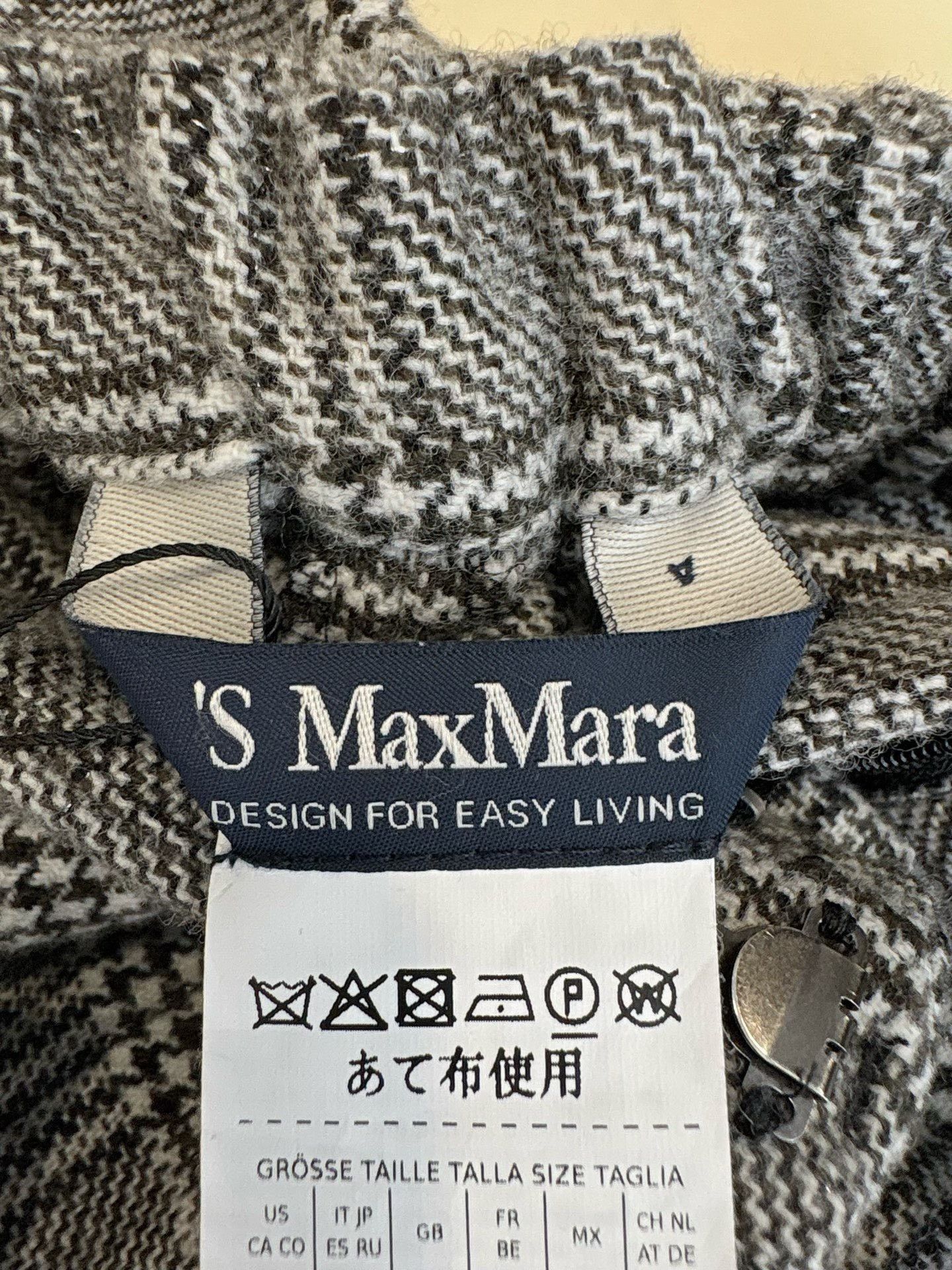 Max Mara Max Mara Plaid Wool Blend Pants IT 38 Size 26" / US 2 / IT 38 - 4 Thumbnail