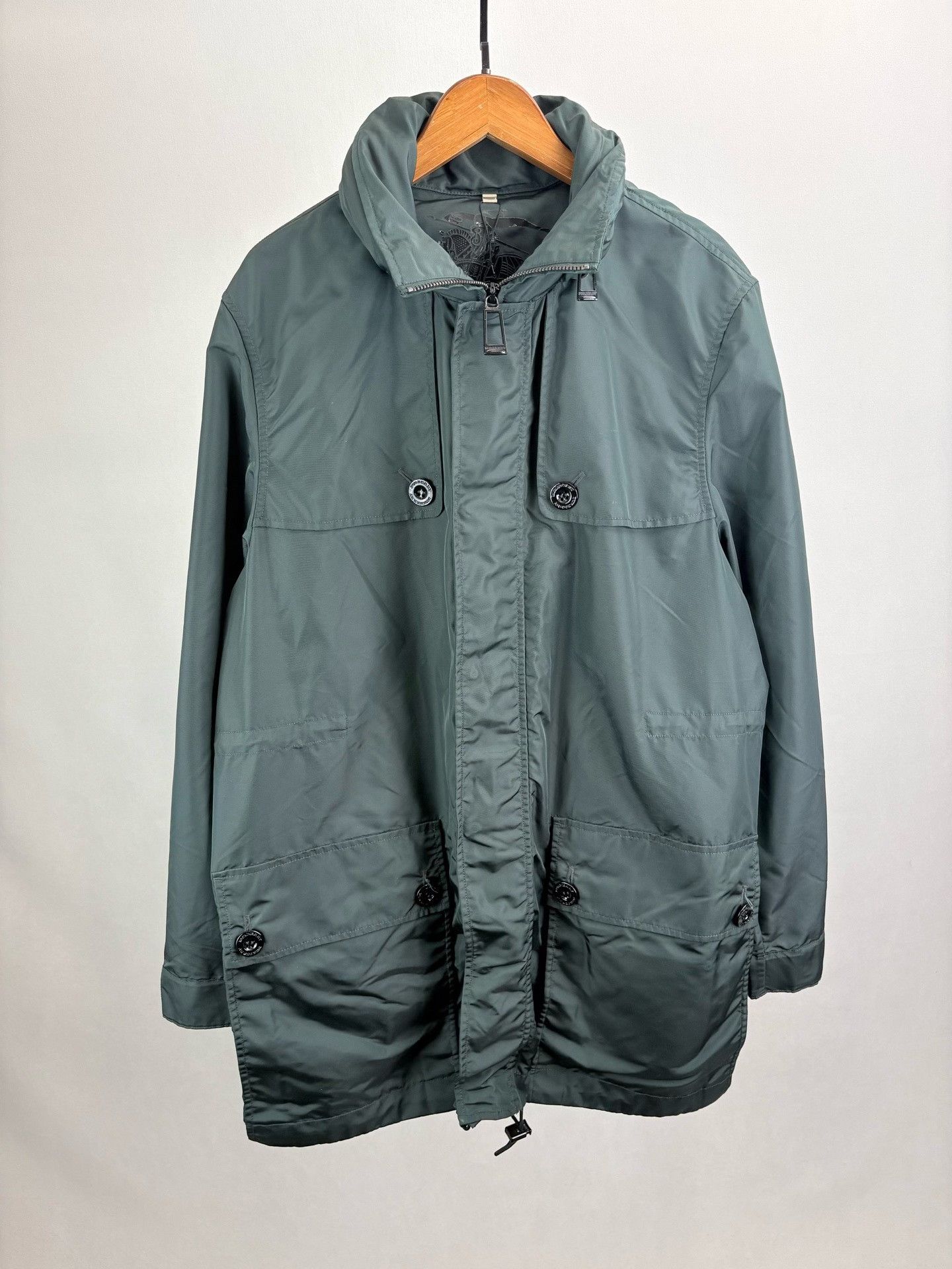 Burberry Burberry Teal Lightweight Field Jacket Size M Size US M / EU 48-50 / 2 - 2 Thumbnail