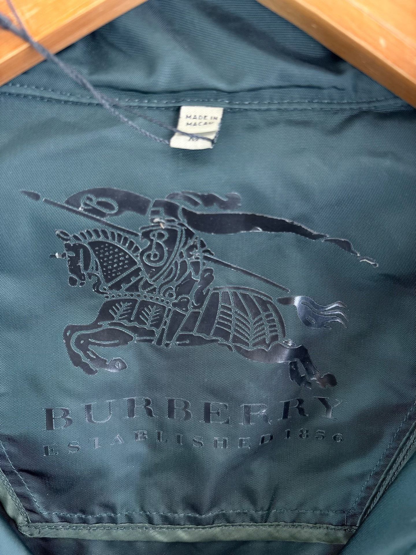 Burberry Burberry Teal Lightweight Field Jacket Size M Size US M / EU 48-50 / 2 - 4 Thumbnail
