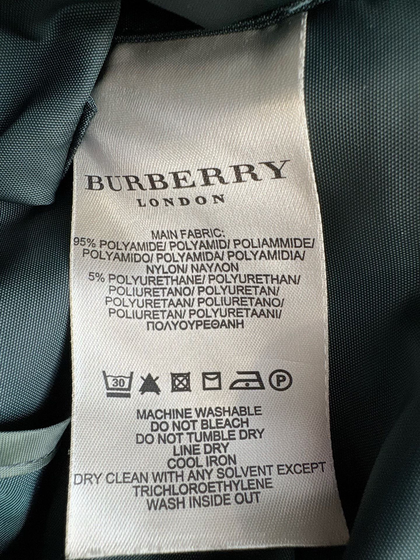 Burberry Burberry Teal Lightweight Field Jacket Size M Size US M / EU 48-50 / 2 - 7 Thumbnail