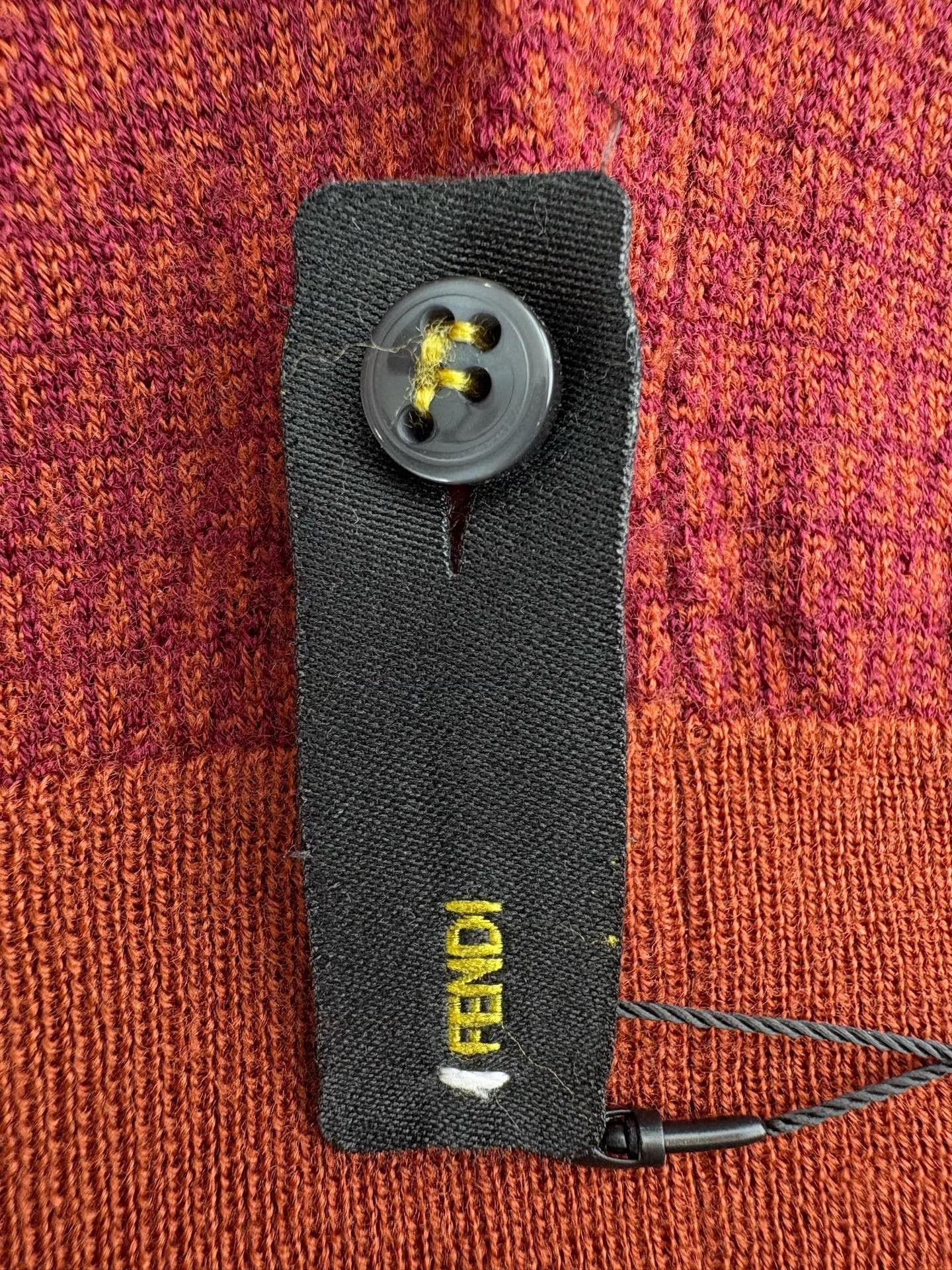 Fendi Fendi FF Monogram Wool Knit Sweater 54 Size US L / EU 52-54 / 3 - 5 Thumbnail