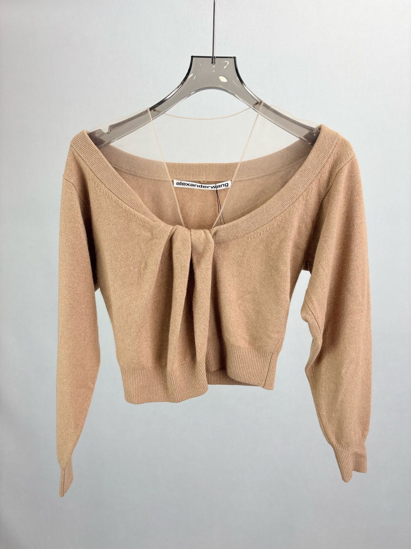Alexander Wang Alexander Wang Mesh Insert Wool Sweater XS Size XS / US 0-2 / IT 36-38 - 2 Thumbnail