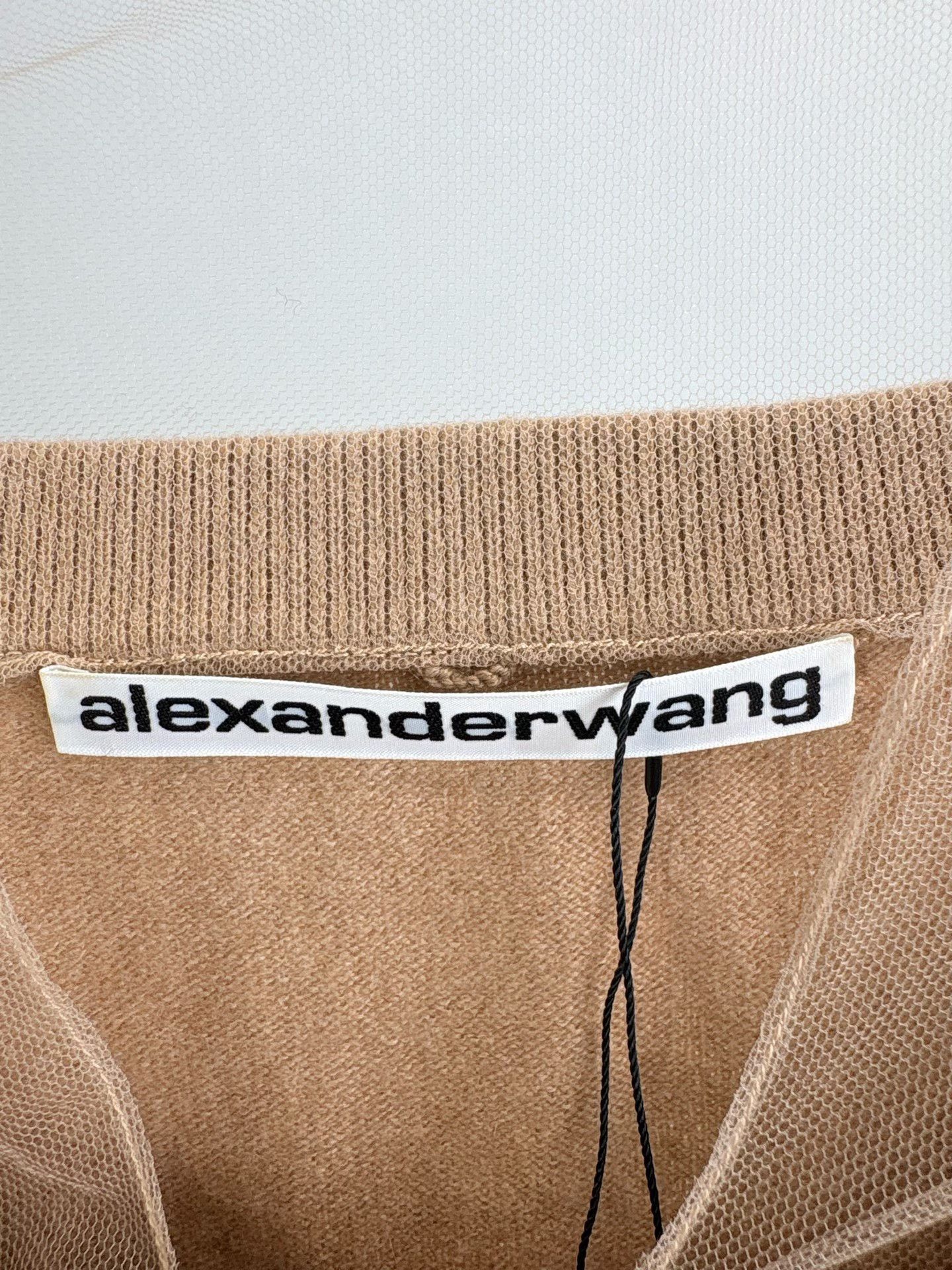 Alexander Wang Alexander Wang Mesh Insert Wool Sweater XS Size XS / US 0-2 / IT 36-38 - 4 Thumbnail