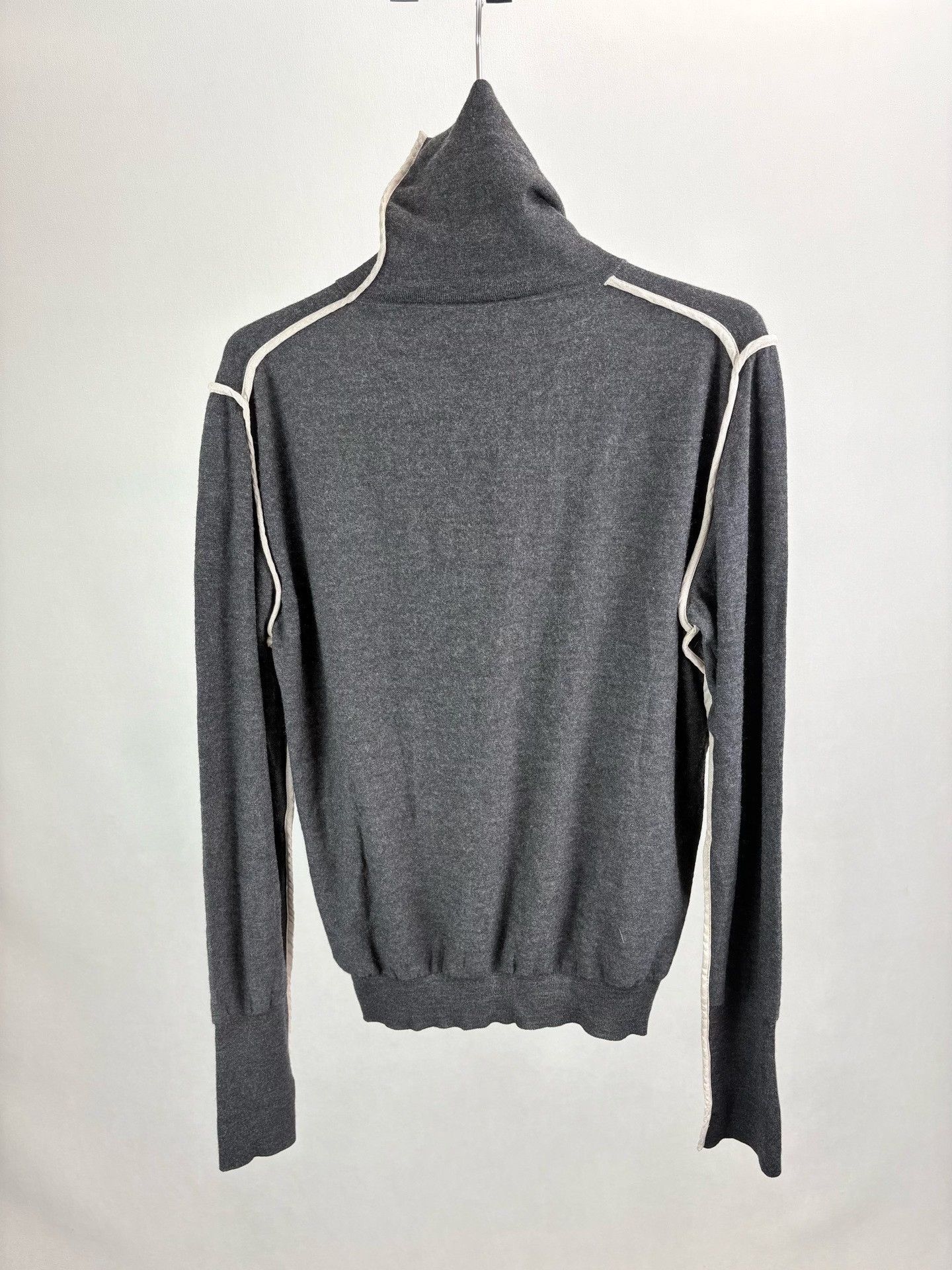 Dior Dior Piping Virgin Wool Turtleneck Sweater L Size US L / EU 52-54 / 3 - 3 Thumbnail