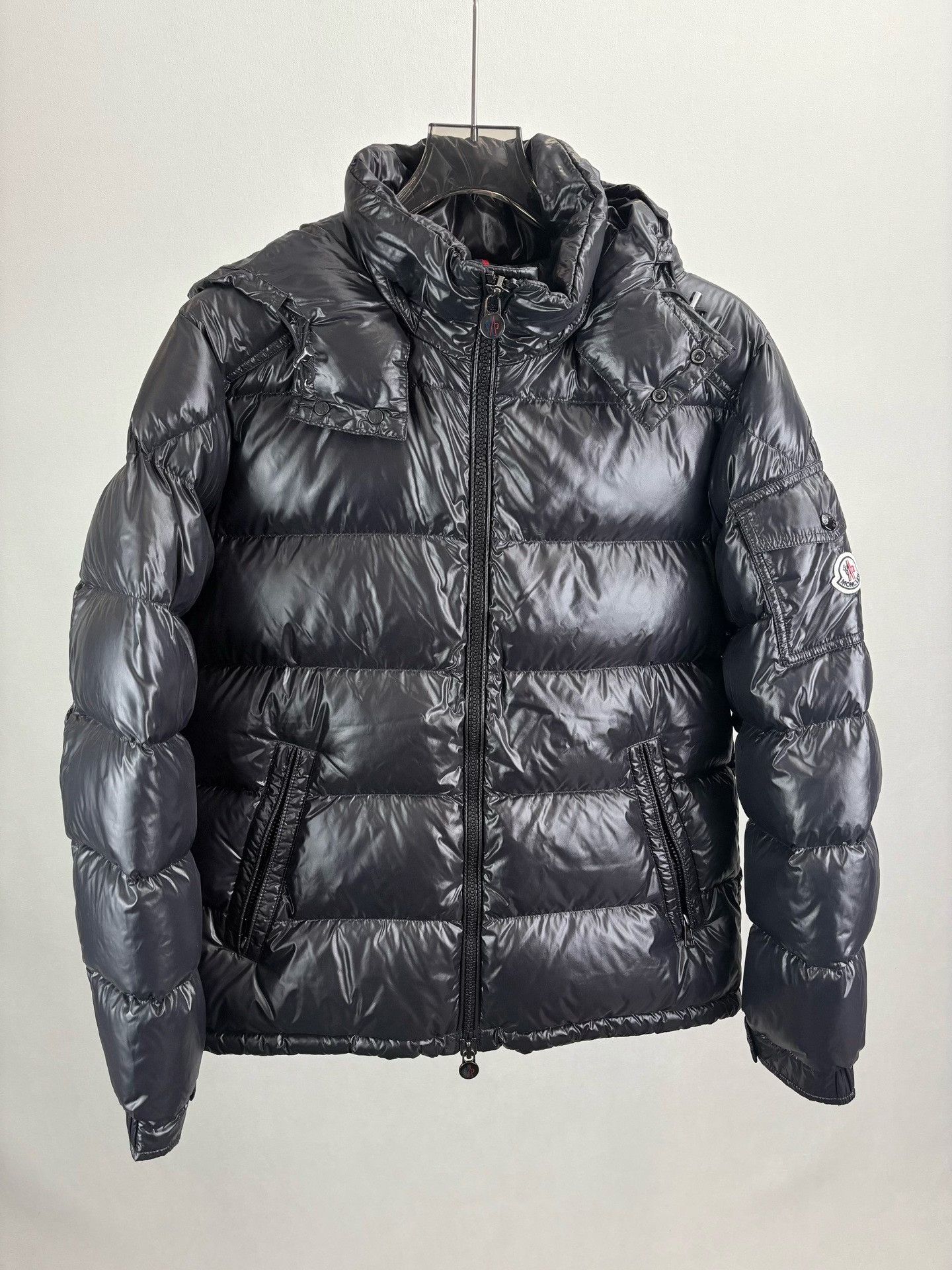 Moncler Moncler Black Maya Down Jacket Size 3 Size US L / EU 52-54 / 3 - 2 Thumbnail