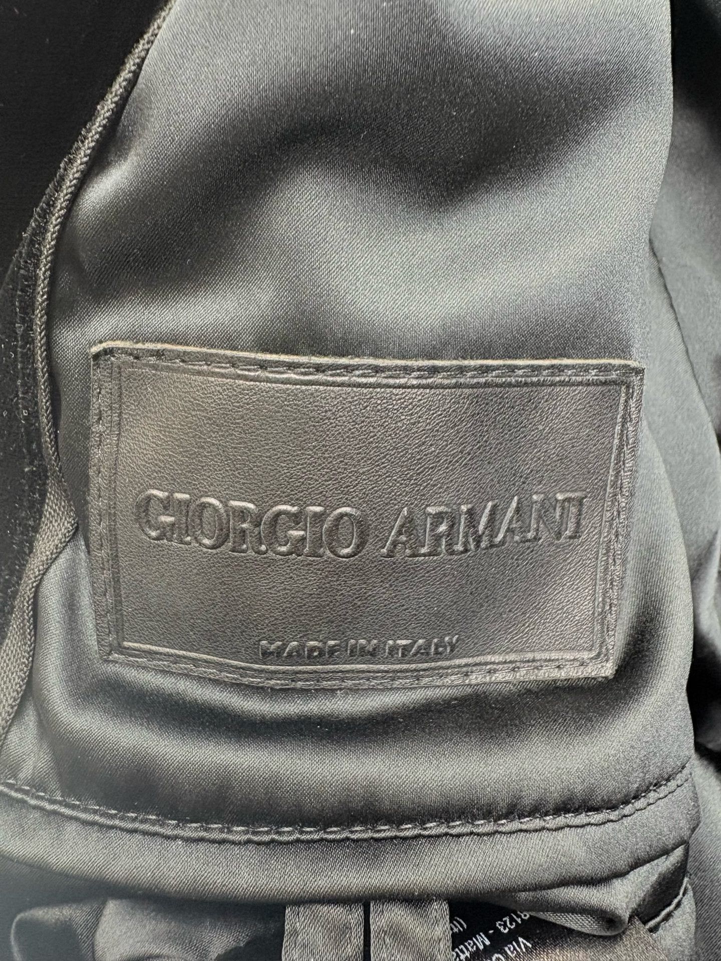 Giorgio Armani Giorgio Armani Black Velvet Blazer 34R Size 34R - 4 Thumbnail