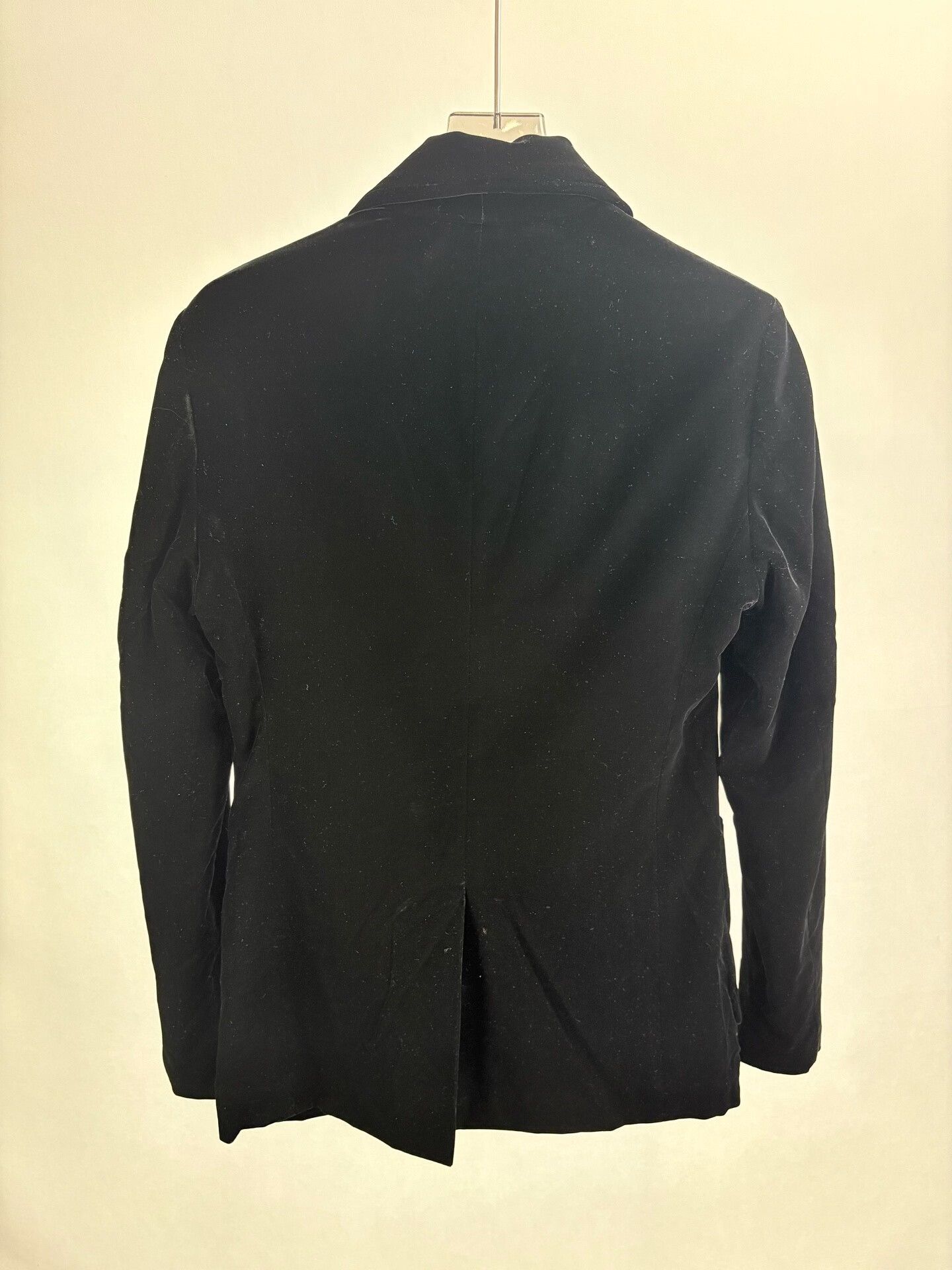 Giorgio Armani Giorgio Armani Black Velvet Blazer 34R Size 34R - 3 Thumbnail