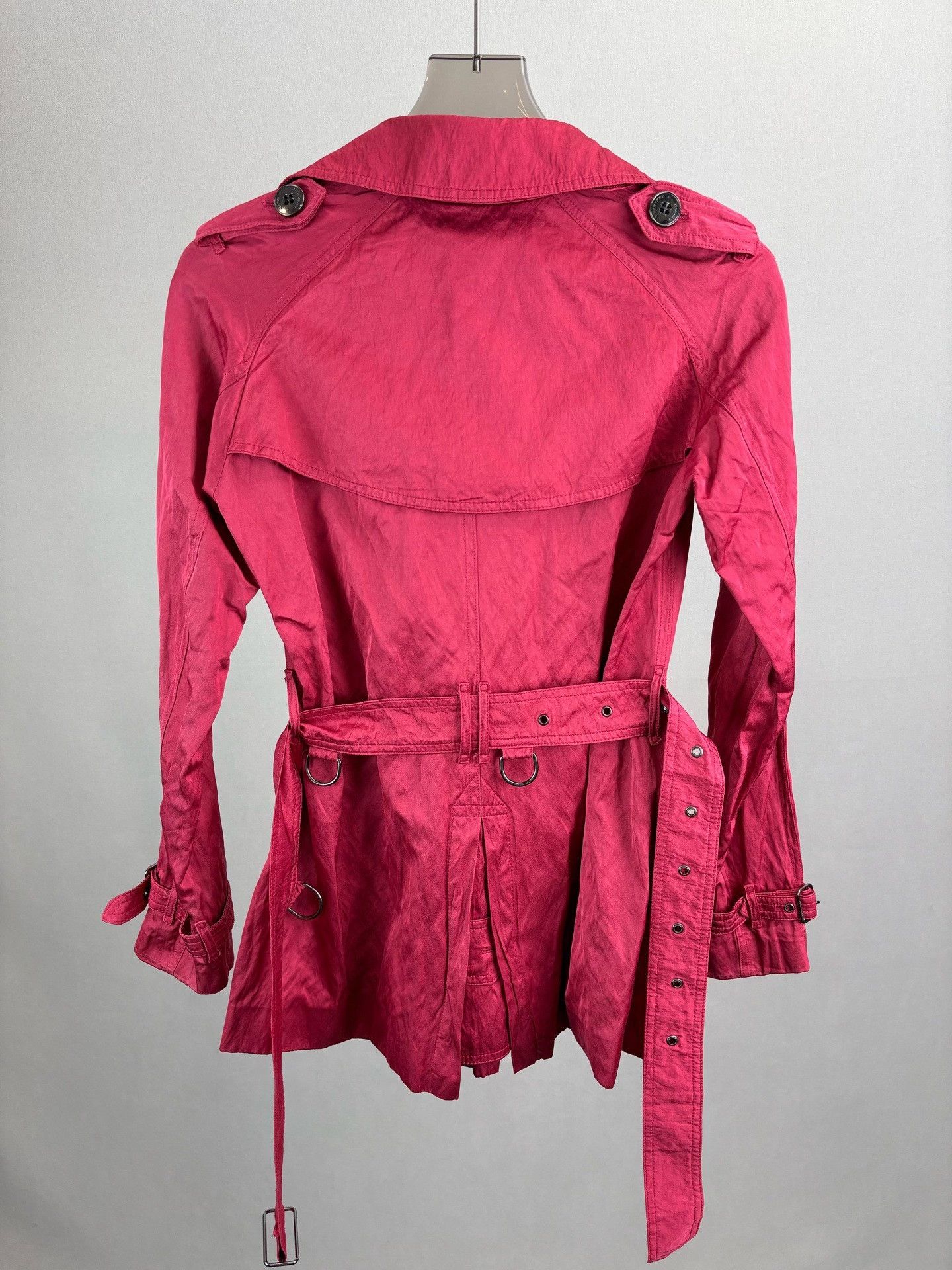 Burberry Burberry Double Breasted Pink Trench Jacket FR 36 Size XS / US 0-2 / IT 36-38 - 3 Thumbnail