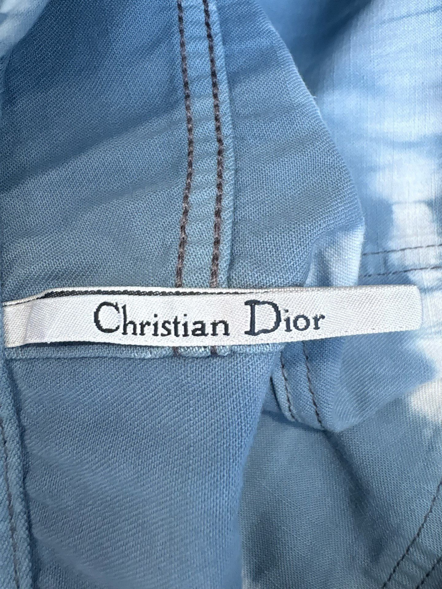 Dior Dior Tie-Dye Denim Shorts FR 34 Size 25" / US 0 / IT 36 - 4 Thumbnail