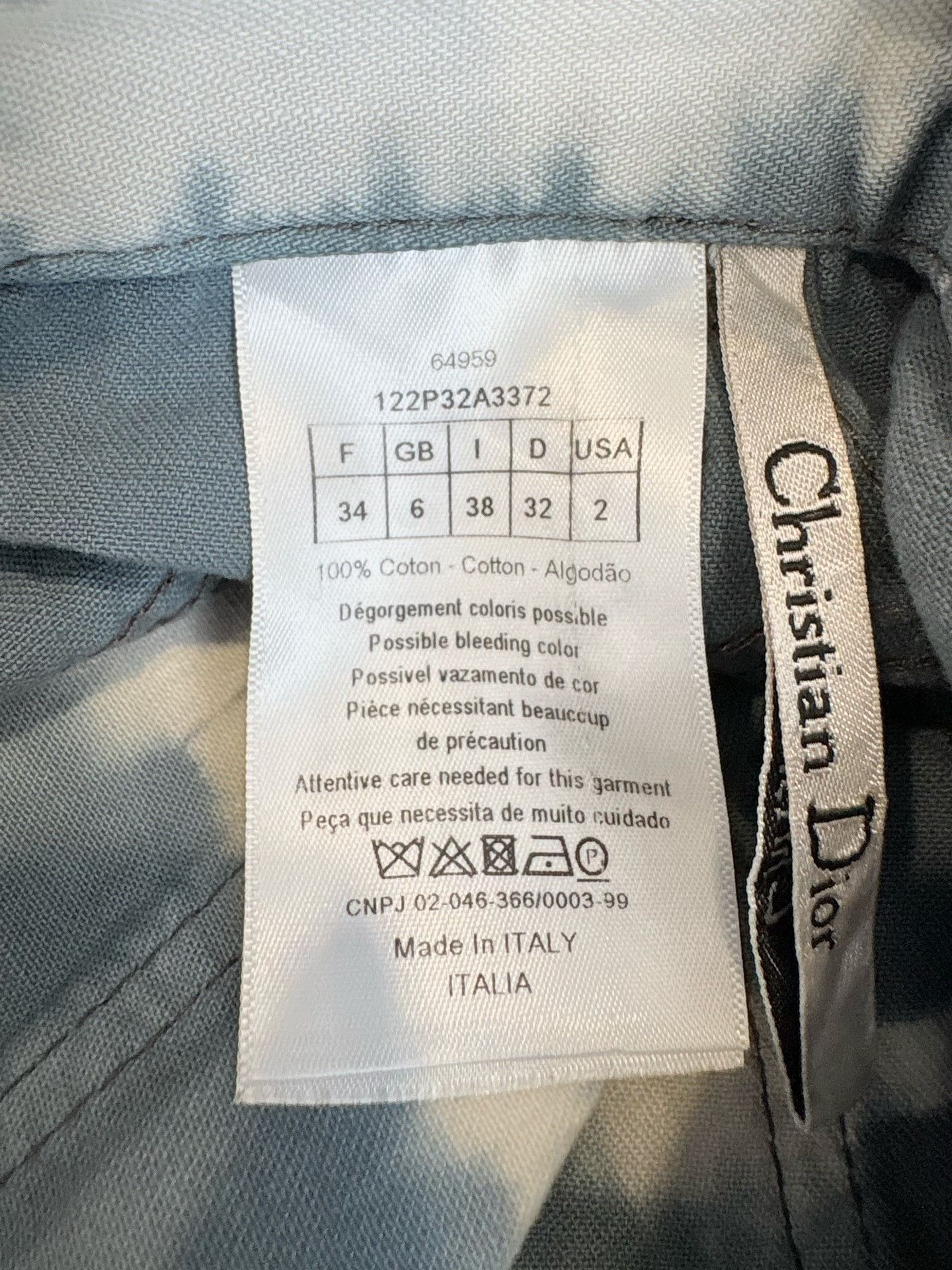 Dior Dior Tie-Dye Denim Shorts FR 34 Size 25" / US 0 / IT 36 - 5 Thumbnail
