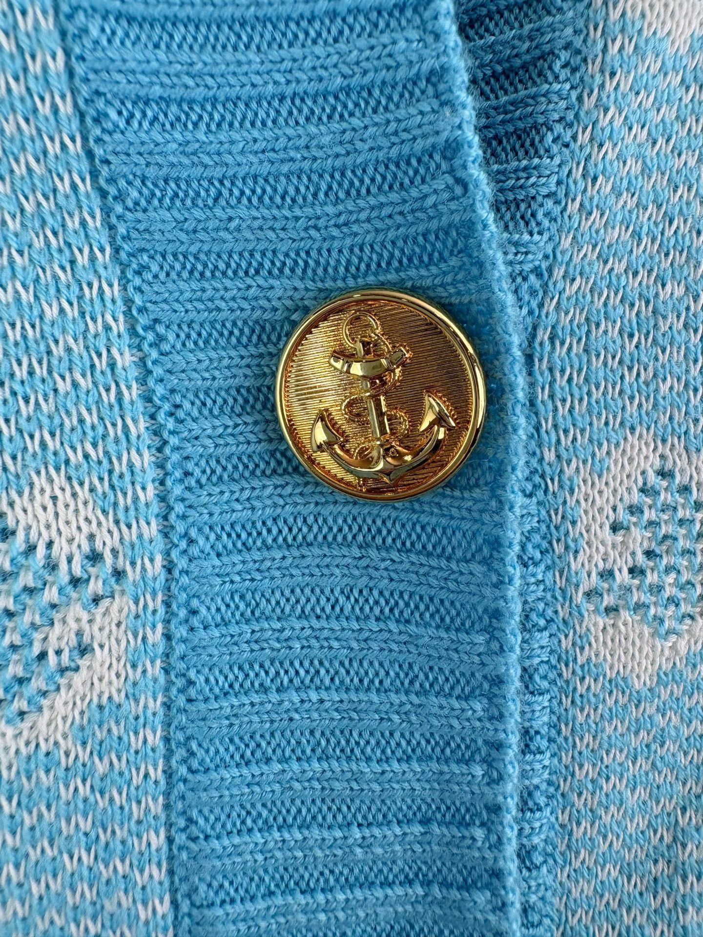 Gucci Gucci Blue GG Monogram Cardigan Size M Size M / US 6-8 / IT 42-44 - 4 Thumbnail