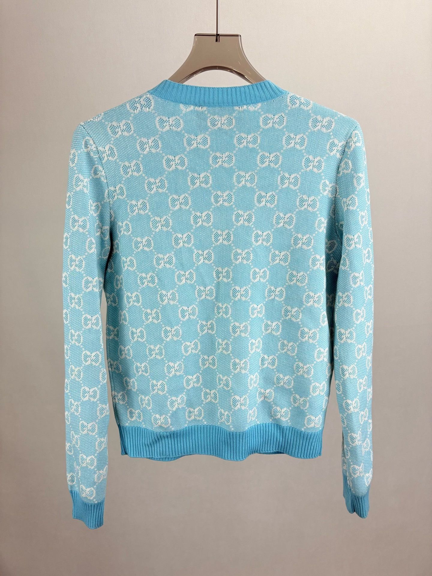 Gucci Gucci Blue GG Monogram Cardigan Size M Size M / US 6-8 / IT 42-44 - 3 Thumbnail