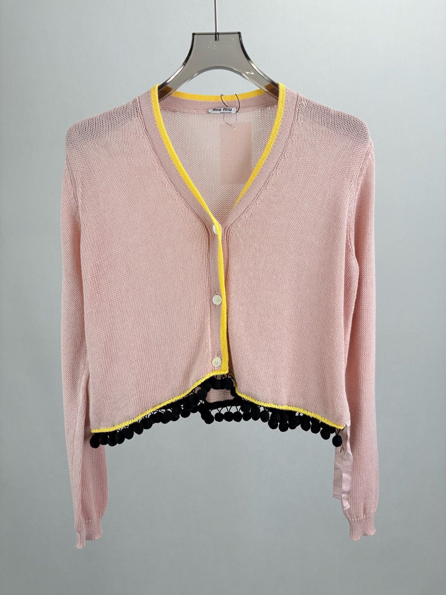 Miu Miu Miu Miu Pom-Pom Knit Cardigan IT 38 Size XS / US 0-2 / IT 36-38 - 2 Thumbnail