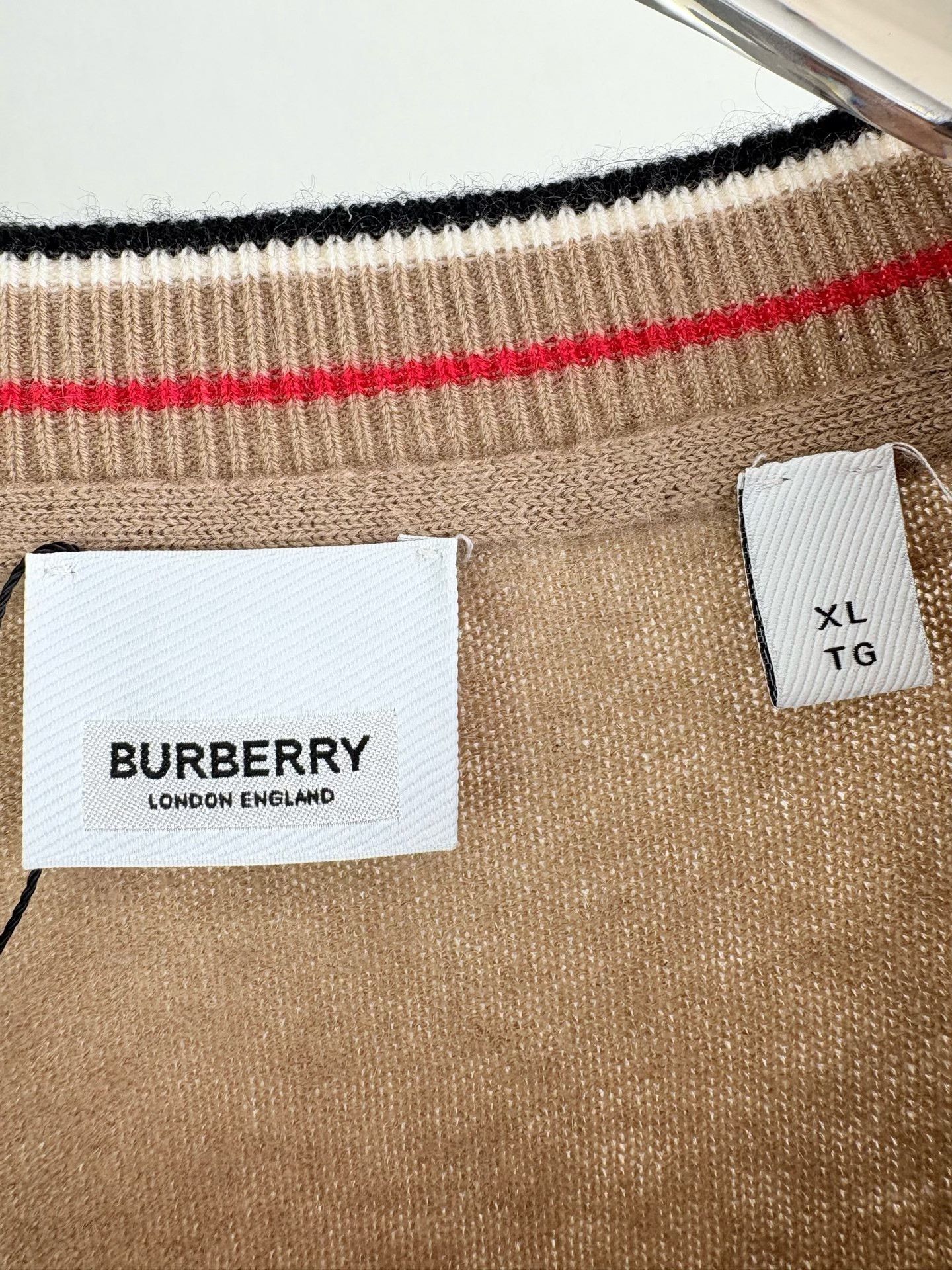 Burberry Burberry Cashmere Crewneck Sweater XL Size US XL / EU 56 / 4 - 5 Thumbnail