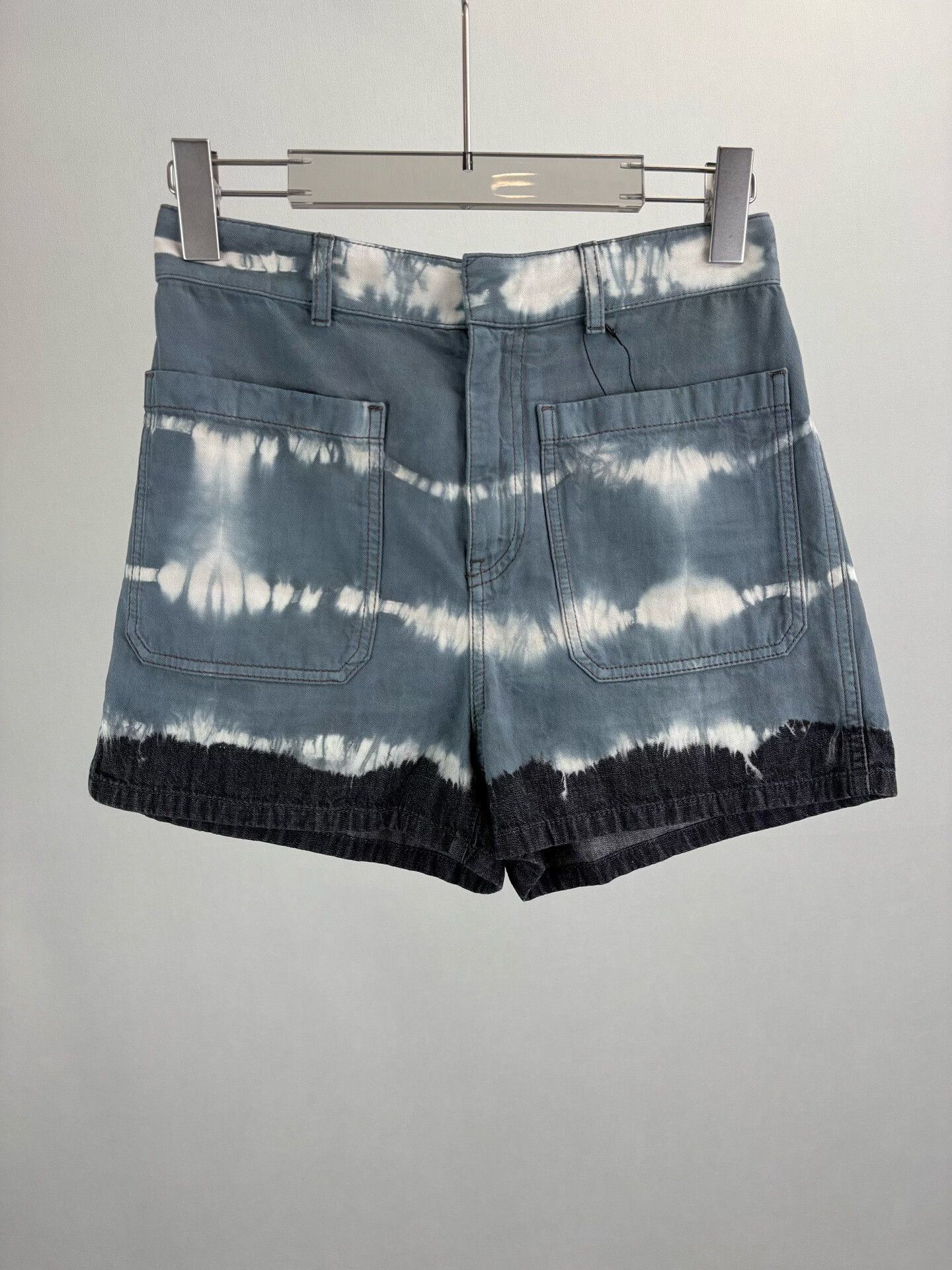 Dior Dior Tie-Dye Denim Shorts Size 34 Size 25" / US 0 / IT 36 - 2 Thumbnail