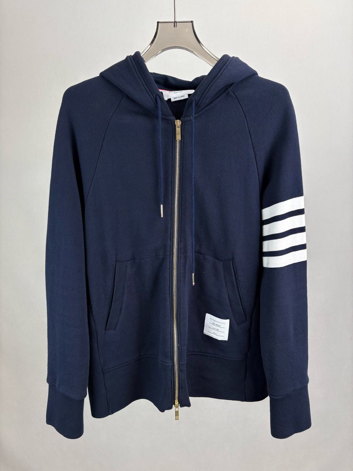 Thom Browne Thom Browne Four-Bar Zip Hoodie Size 5 Size US XXL / EU 58 / 5 - 2 Thumbnail