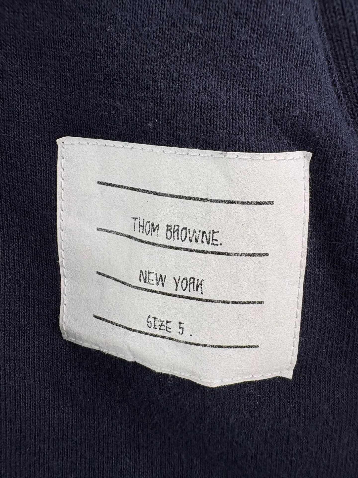 Thom Browne Thom Browne Four-Bar Zip Hoodie Size 5 Size US XXL / EU 58 / 5 - 4 Thumbnail