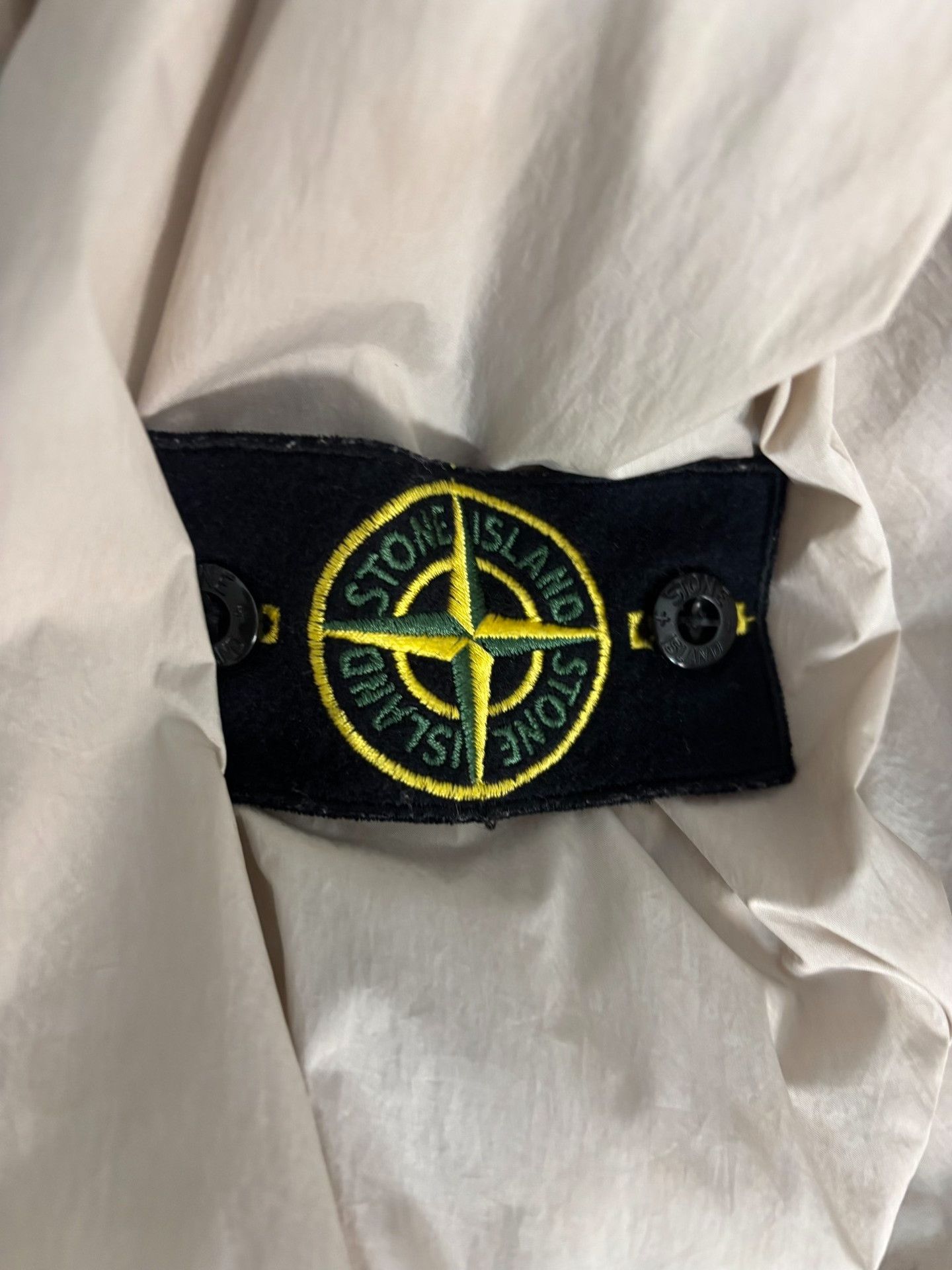 Stone Island Stone Island Beige Lightweight Zip Jacket L Size US L / EU 52-54 / 3 - 5 Thumbnail