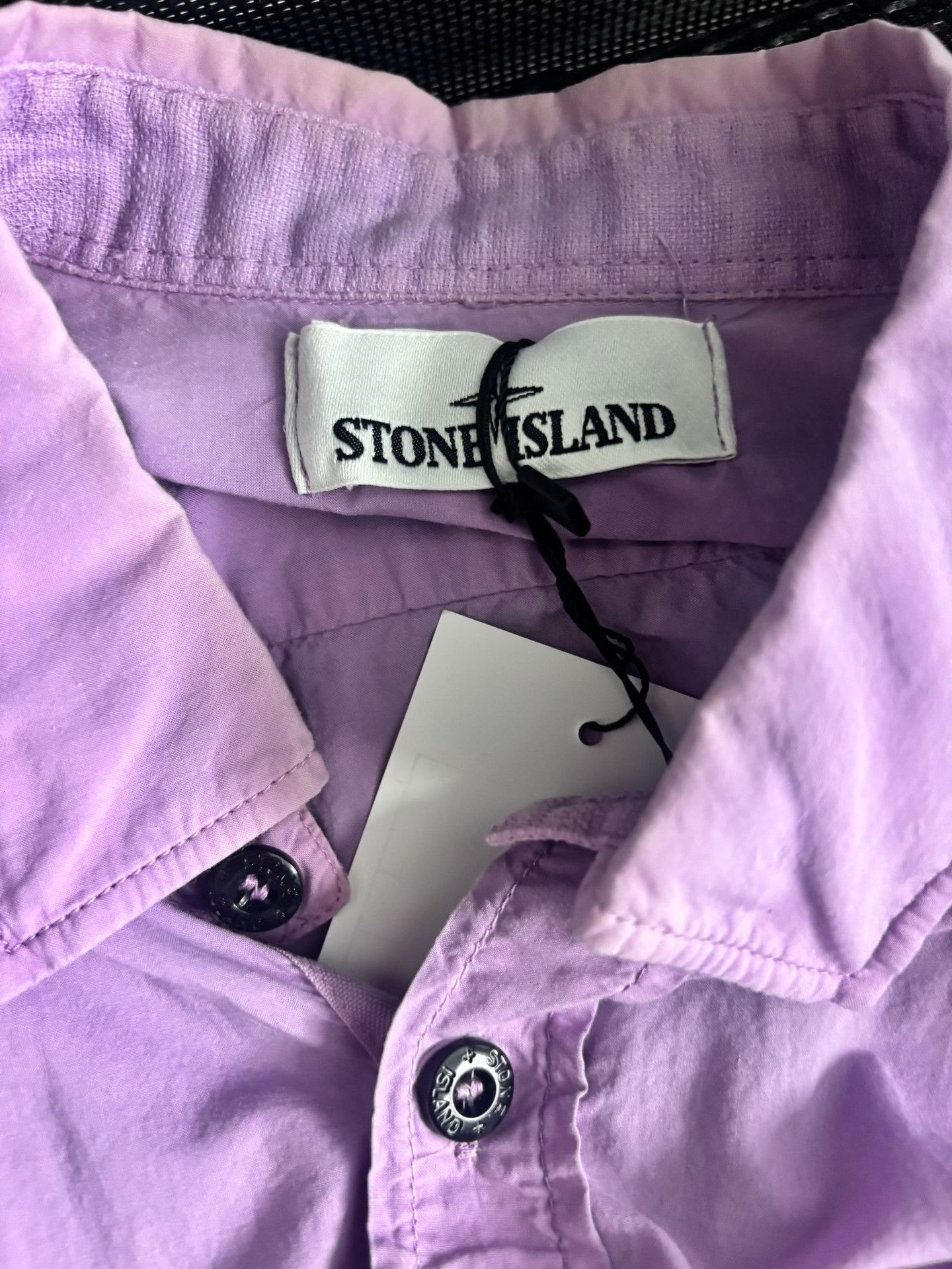 Stone Island Stone Island Purple Cotton Button Up Shirt S Size US S / EU 44-46 / 1 - 4 Thumbnail