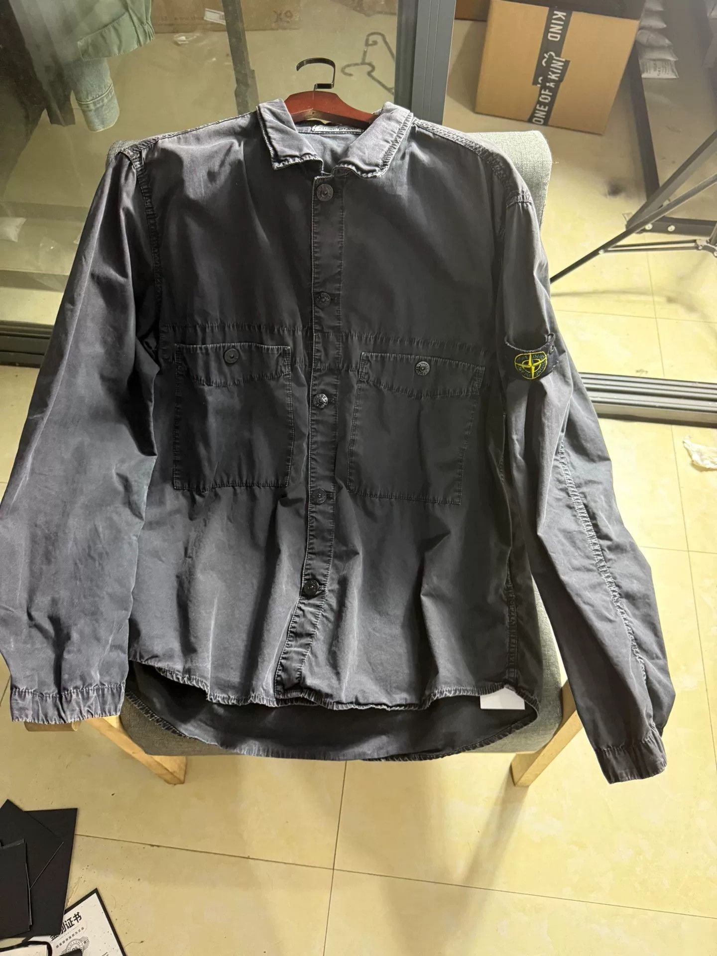 Stone Island Stone Island Compass Patch Shirt Jacket XL Size US XL / EU 56 / 4 - 2 Thumbnail