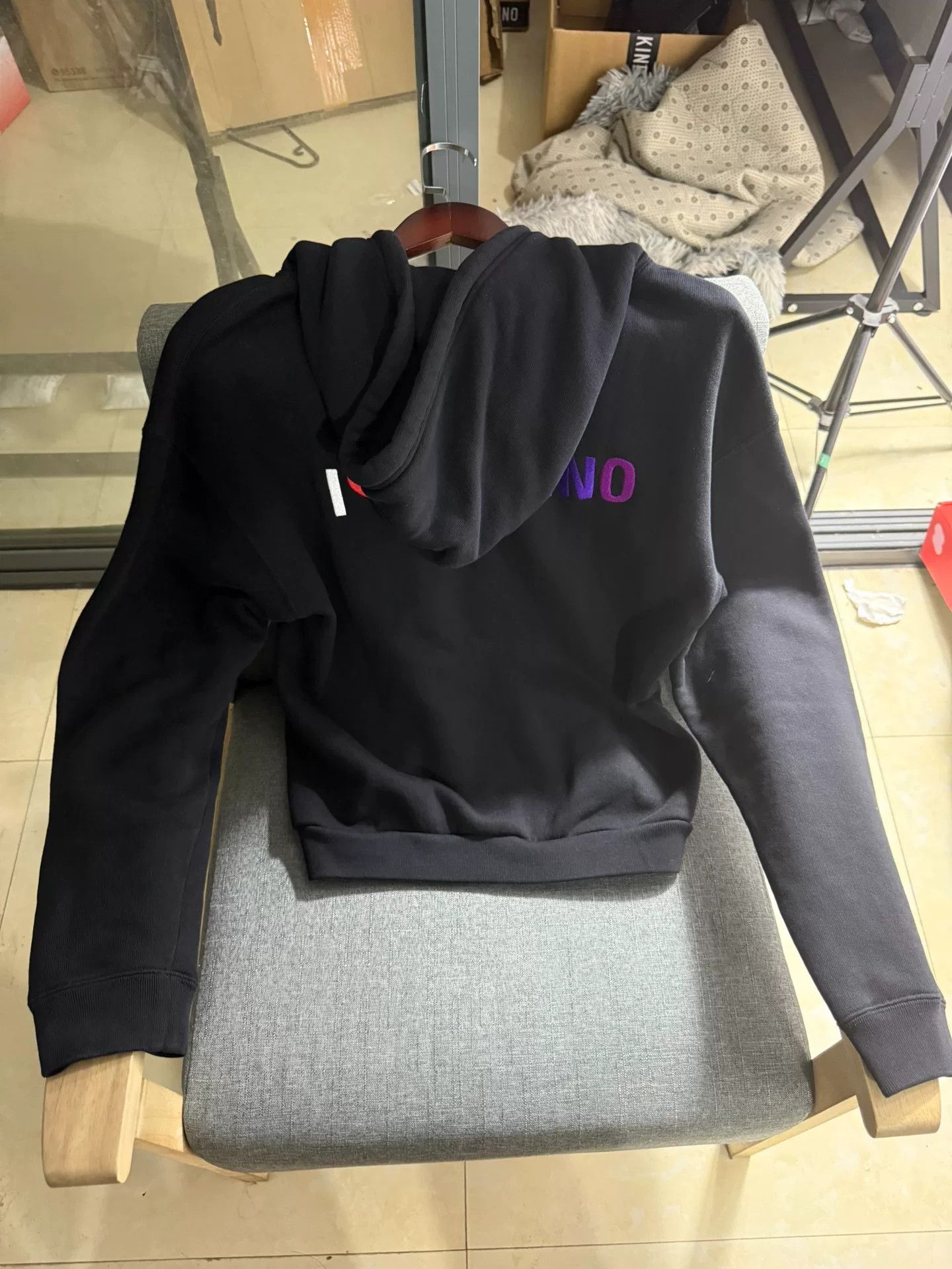 Balenciaga Balenciaga Techno Logo Zip Hoodie L Size US L / EU 52-54 / 3 - 6 Thumbnail