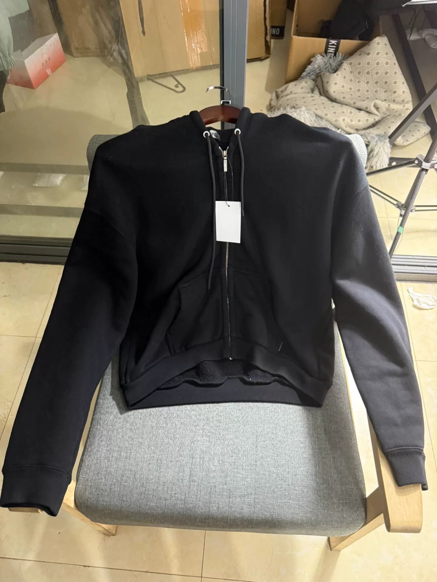 Balenciaga Balenciaga Techno Logo Zip Hoodie L Size US L / EU 52-54 / 3 - 2 Thumbnail