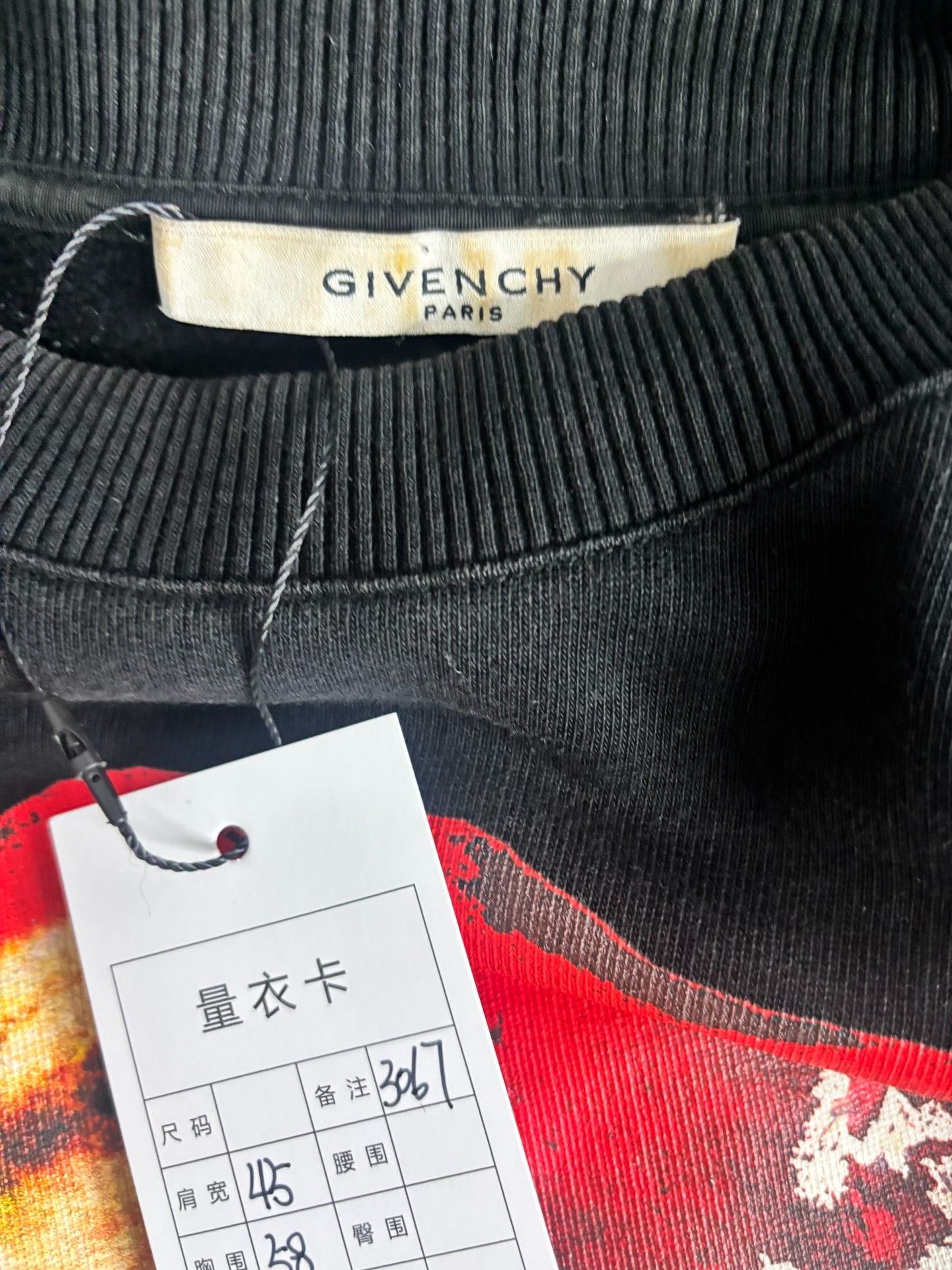 Givenchy Givenchy Abstract Skull Print Sweatshirt Size M Size US M / EU 48-50 / 2 - 4 Thumbnail