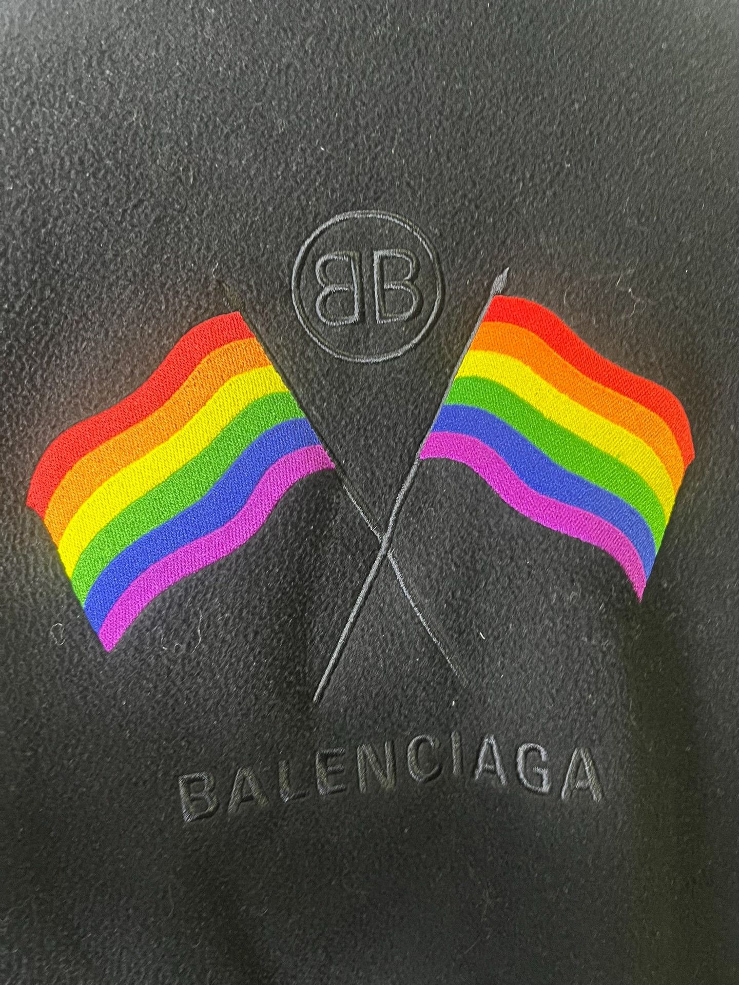Balenciaga Balenciaga Rainbow Flag Fleece Jacket Size S Size US S / EU 44-46 / 1 - 6 Thumbnail