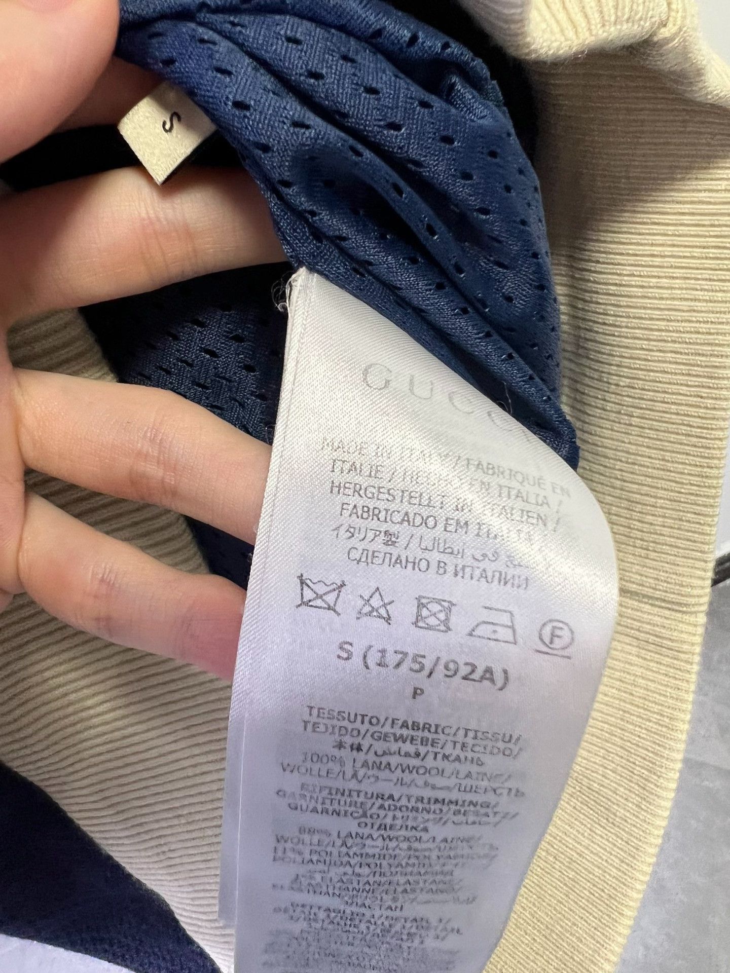 Gucci Gucci Web Stripe Zip-Up Wool Hoodie US S Size US S / EU 44-46 / 1 - 4 Thumbnail