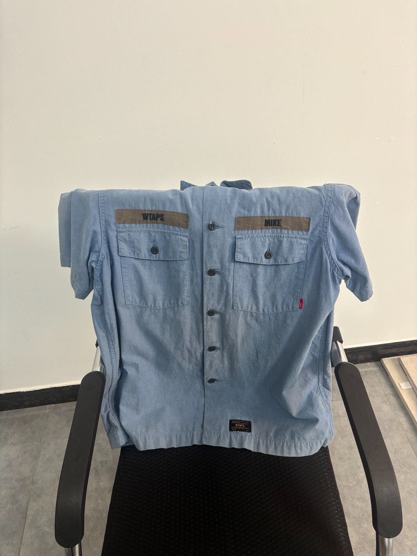 Wtaps WTAPS Buds Chambray Short Sleeve Shirt Size 2 Size US M / EU 48-50 / 2 - 2 Thumbnail