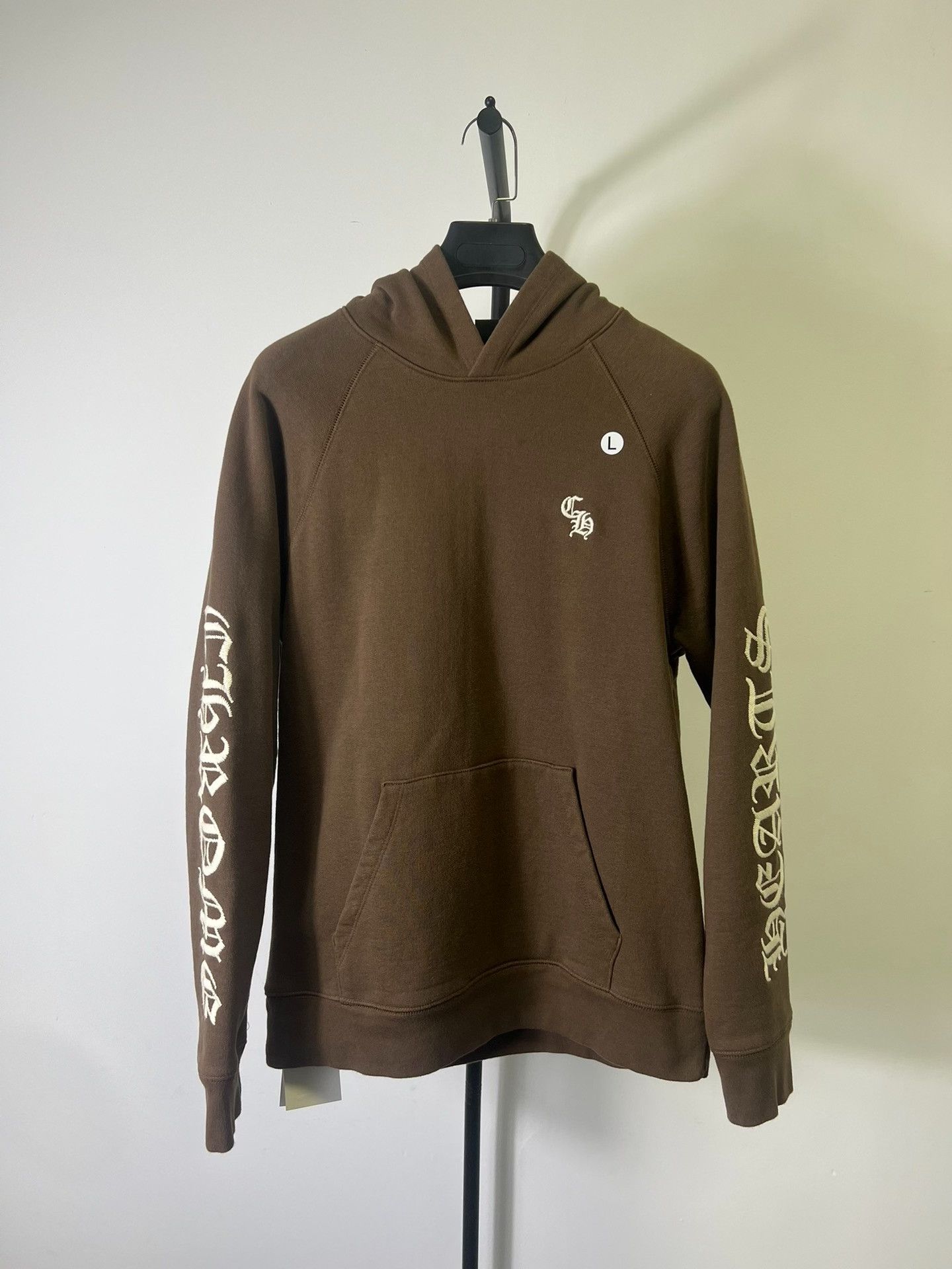 Chrome Hearts Chrome Hearts Brown Sanskrit Sleeve Hoodie L Size US L / EU 52-54 / 3 - 2 Thumbnail