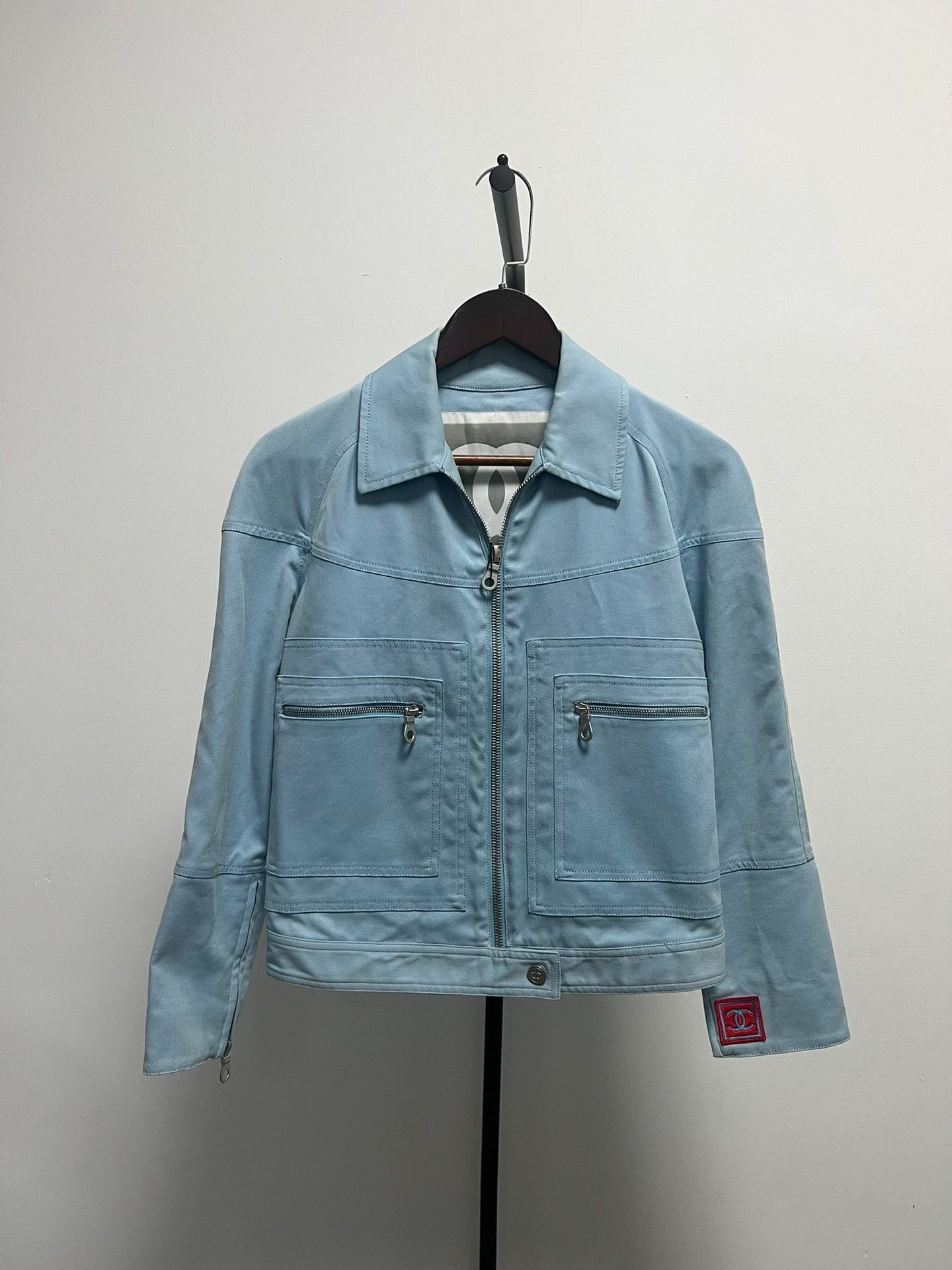 Chanel Chanel Identification Blue Zip Jacket 38 Size S / US 4 / IT 40 - 2 Thumbnail