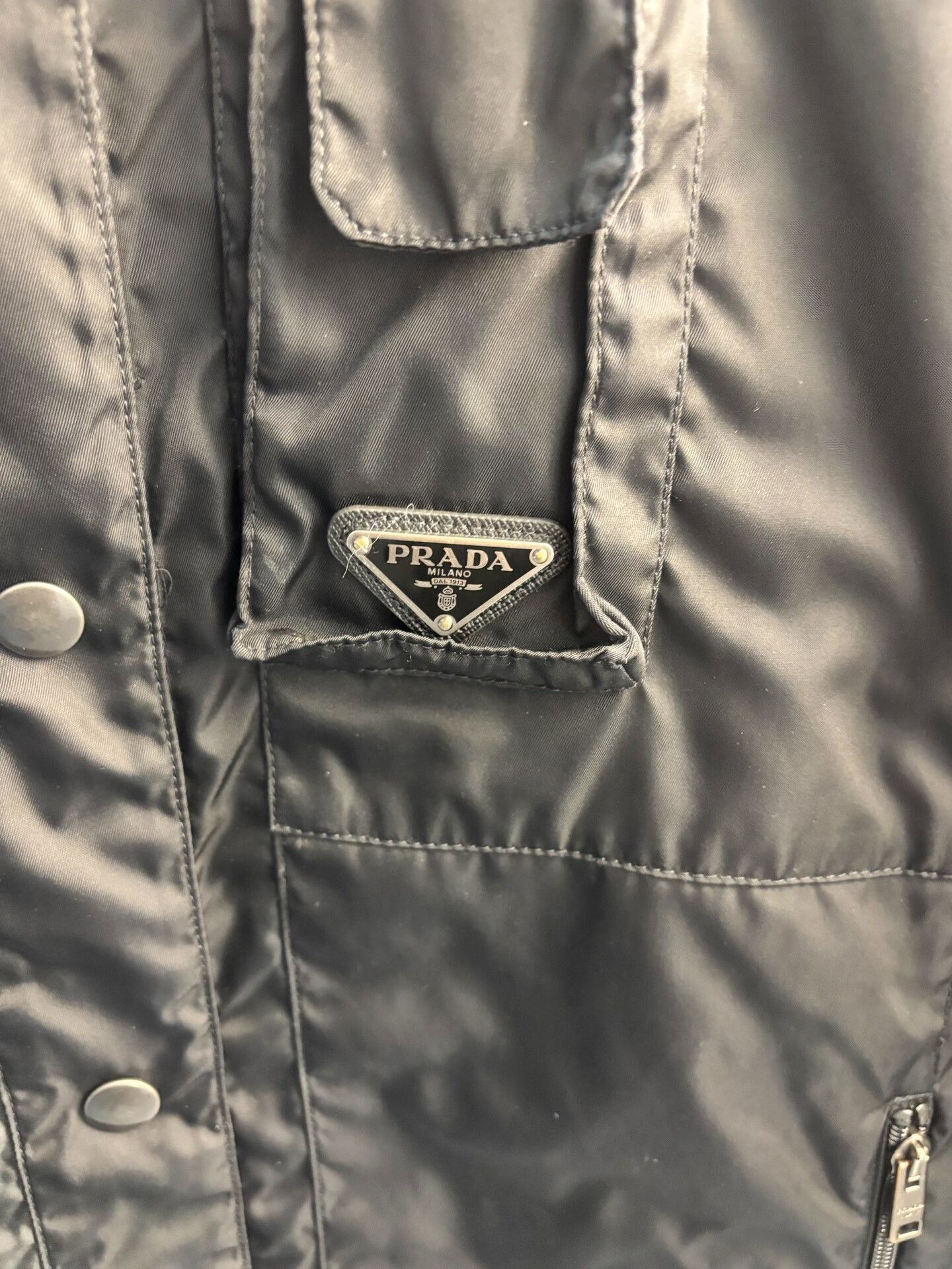 Prada Prada Re-Nylon Triangle Logo Jacket IT 36 Size XS / US 0-2 / IT 36-38 - 5 Thumbnail