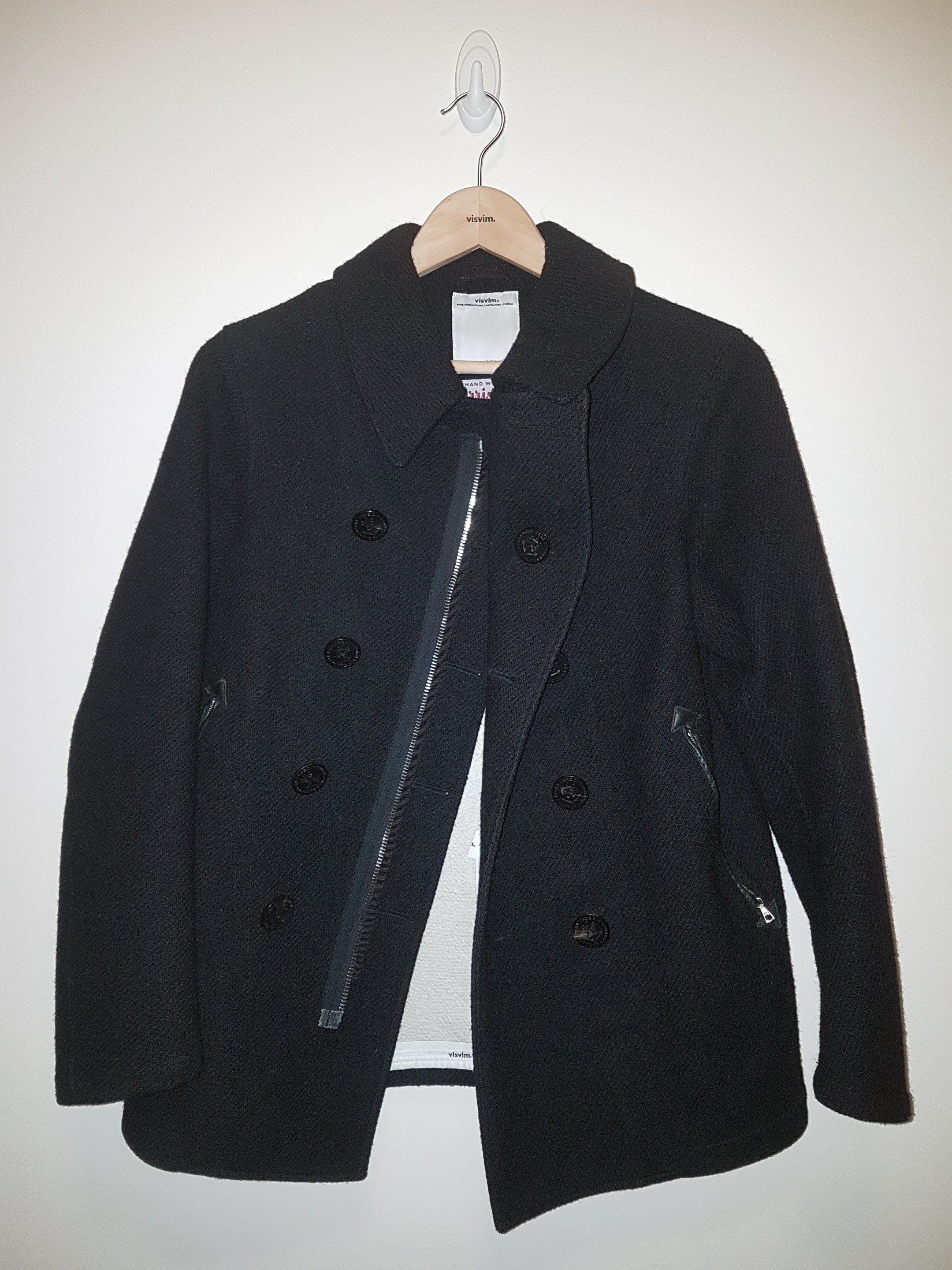 VISVIM×Harris Tweed GORE-TEX ピーコート Visvim Visvim 3L Lieutenant Coat Harris Tweed Gore-Tex Peacoat in