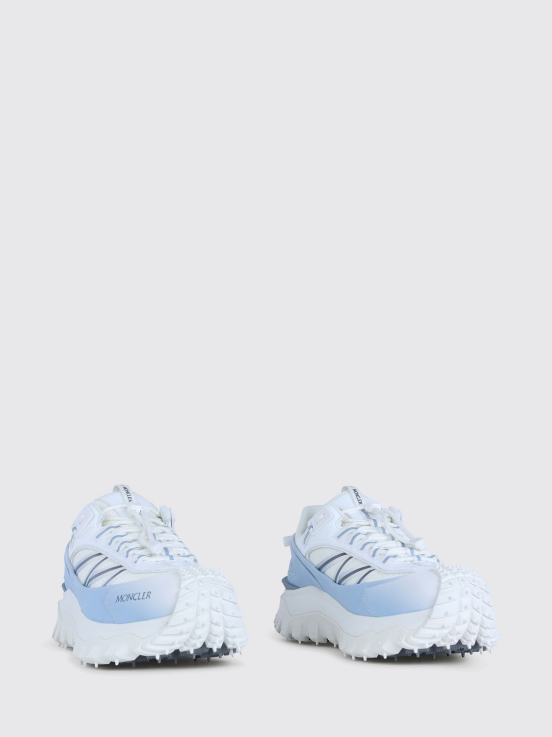 Moncler Moncler Sneakers Men Gnawed Blue Size US 12 / EU 45 - 2 Thumbnail