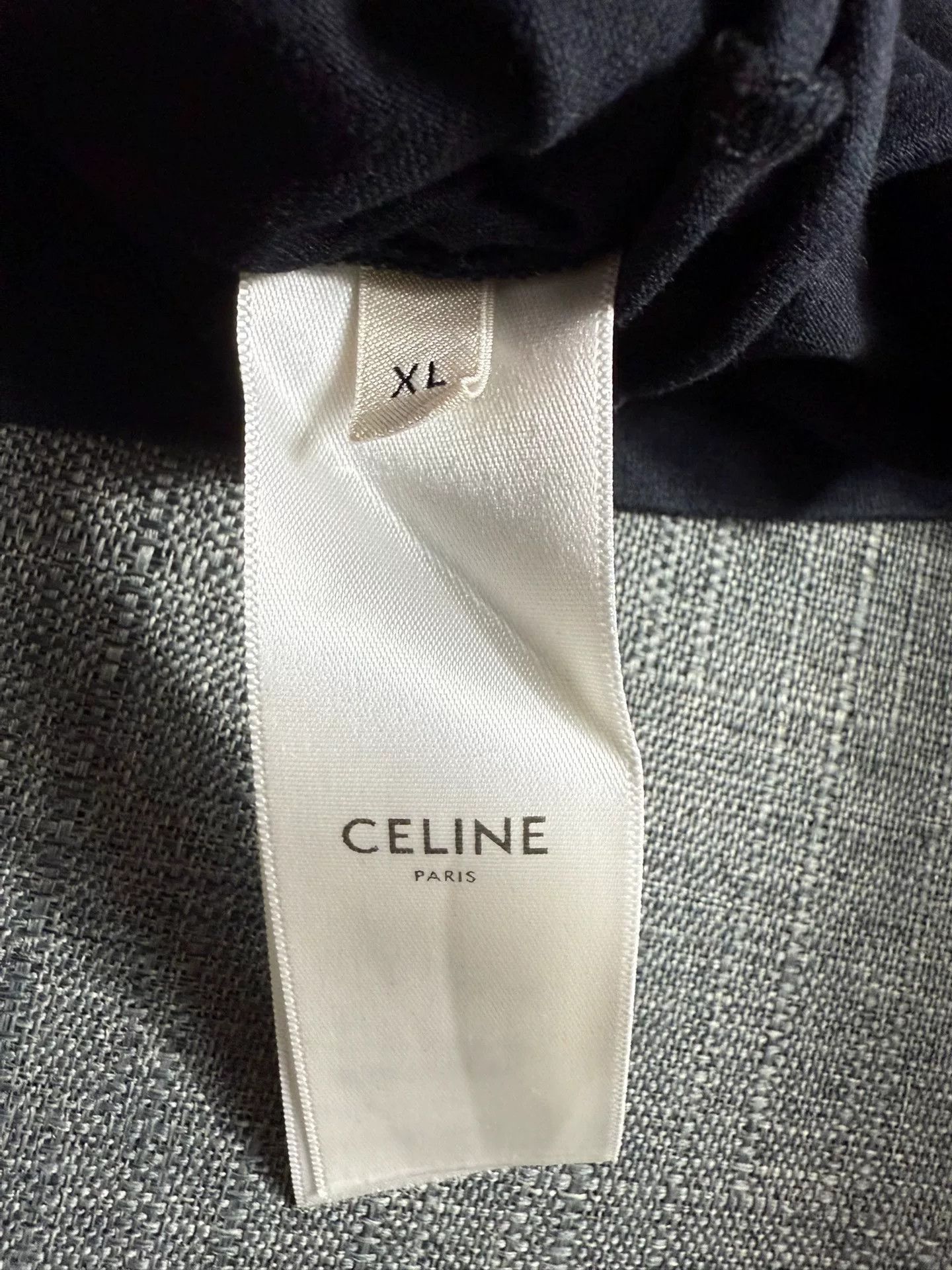 Celine Celine Logo Print Cotton T-Shirt XL Size US XL / EU 56 / 4 - 4 Thumbnail