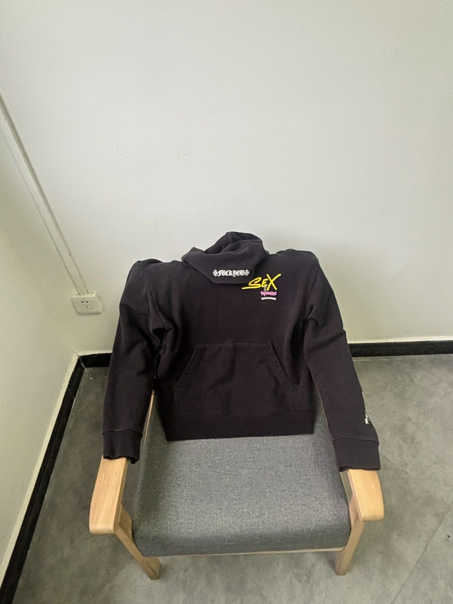 Chrome Hearts Chrome Hearts Sex Records Graphic Hoodie M Size US M / EU 48-50 / 2 - 2 Thumbnail
